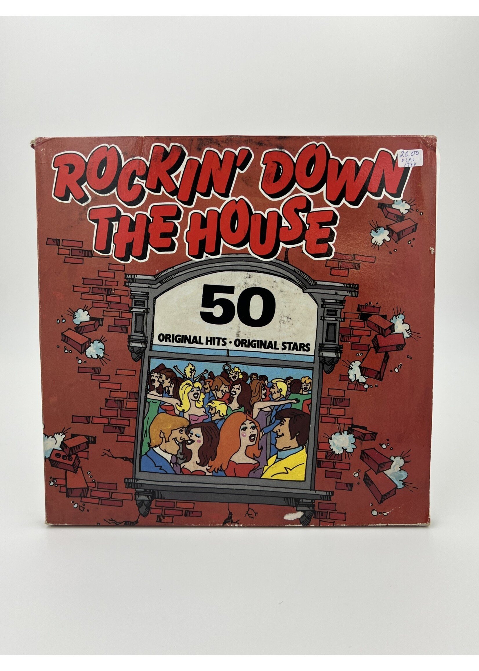 LP   Rockin Down The House 50 Original Hits 5 LP Record