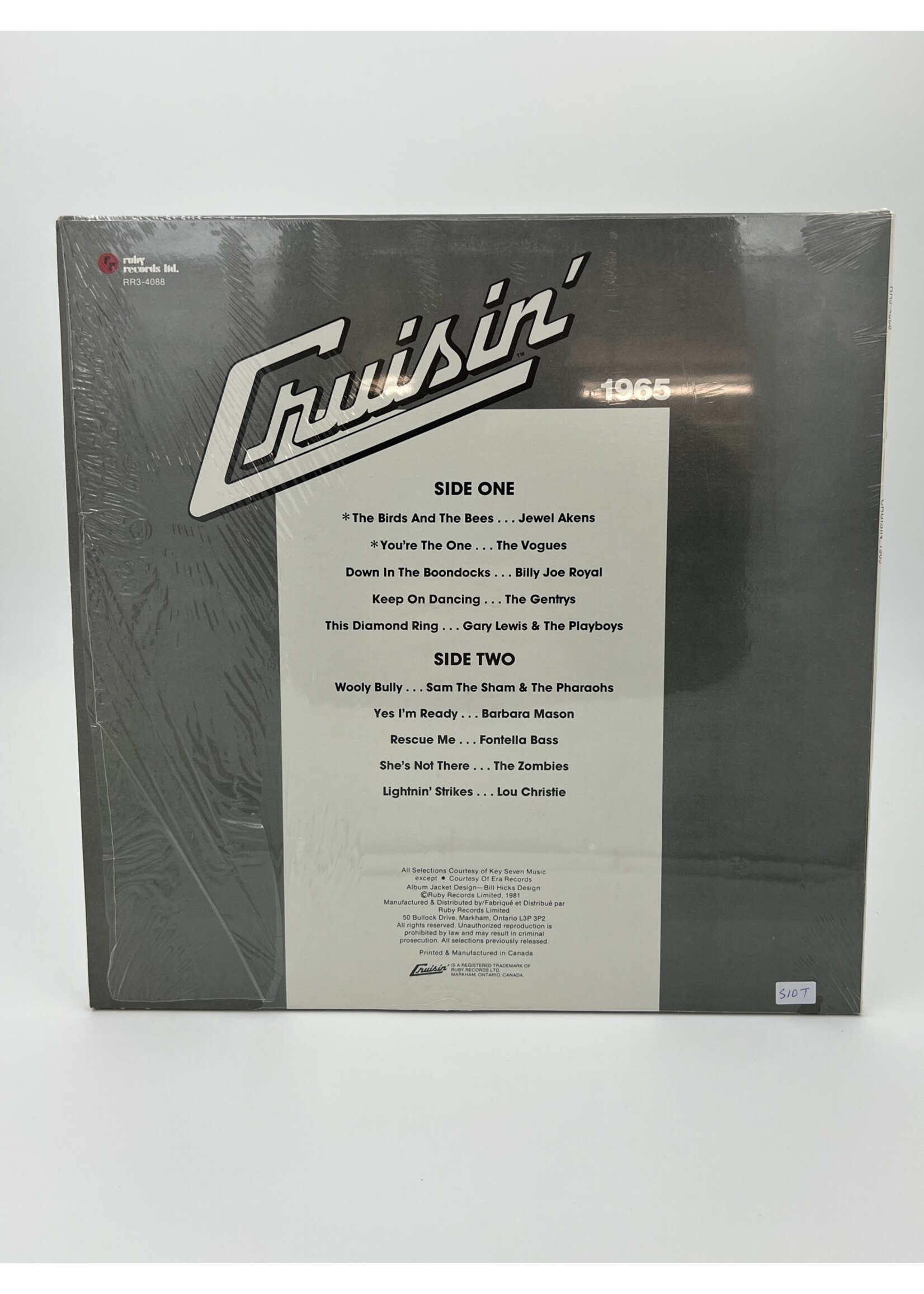 LP   Cruisin 1965 Original Artists LP Record
