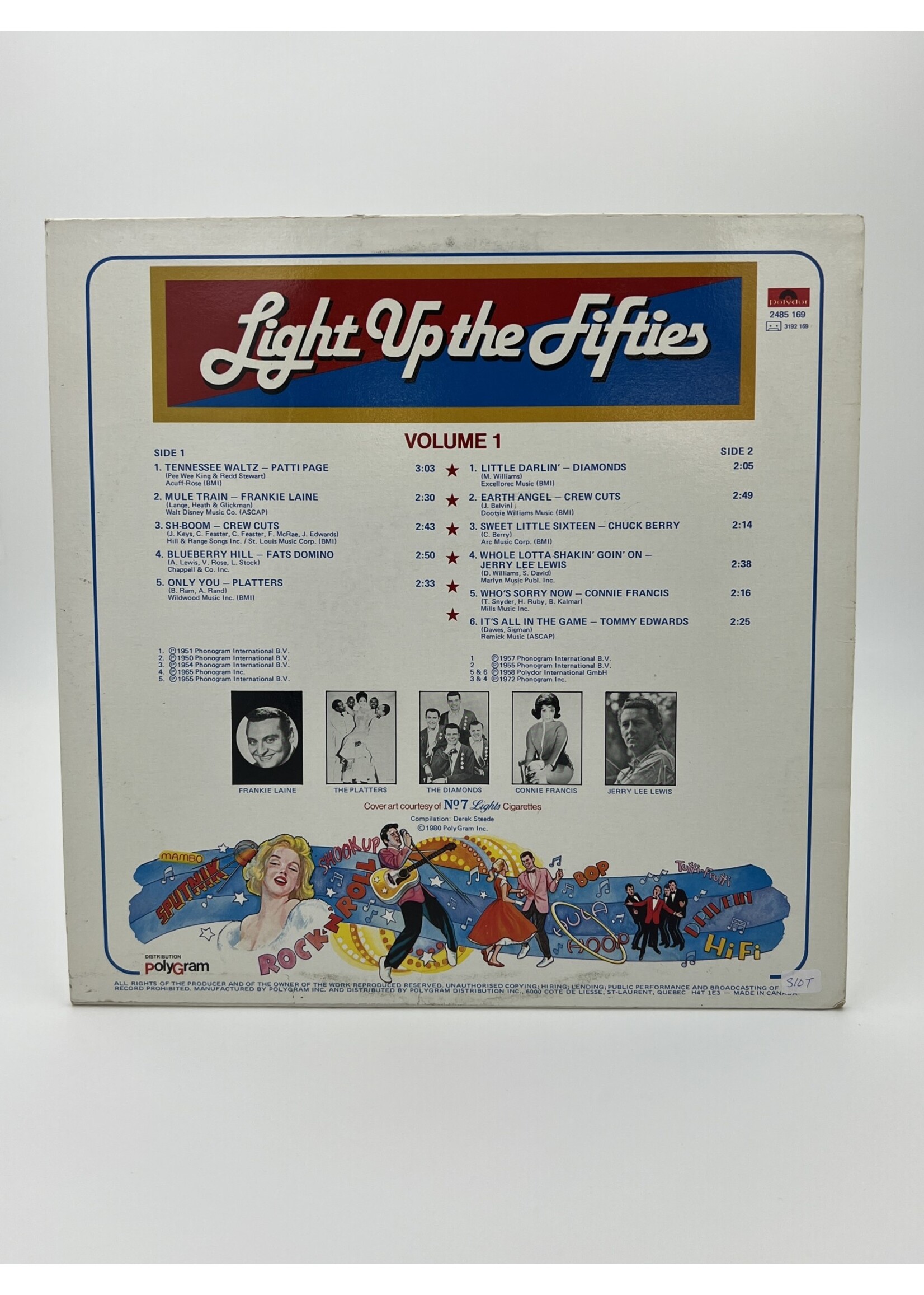 LP   Light Up The Fifties Volume 1 LP Record