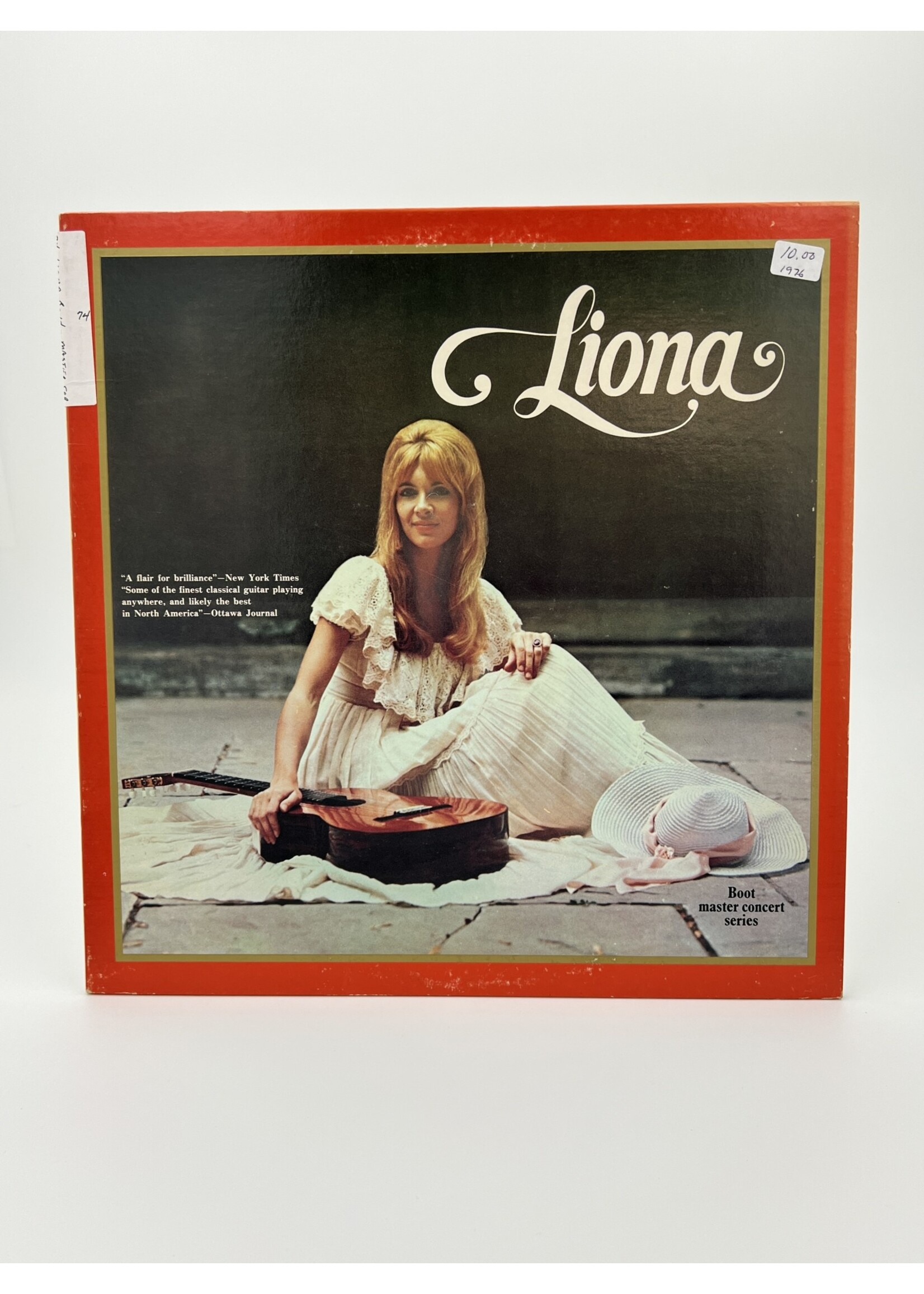 LP   Liona Boyd Boot Master Concert Series LP Record