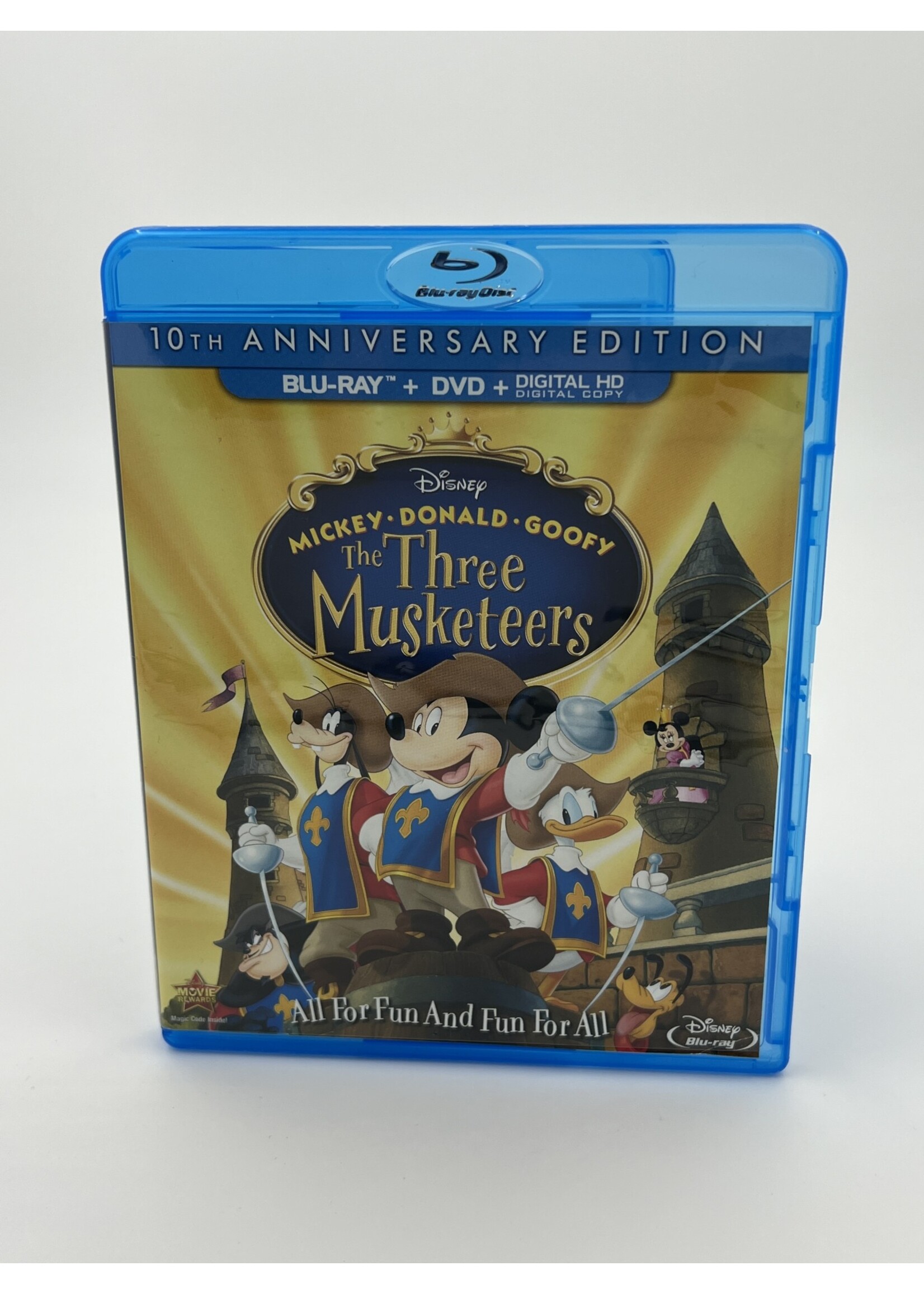 Bluray   Disney The Three Musketeers Mickey Donald Goofy Bluray