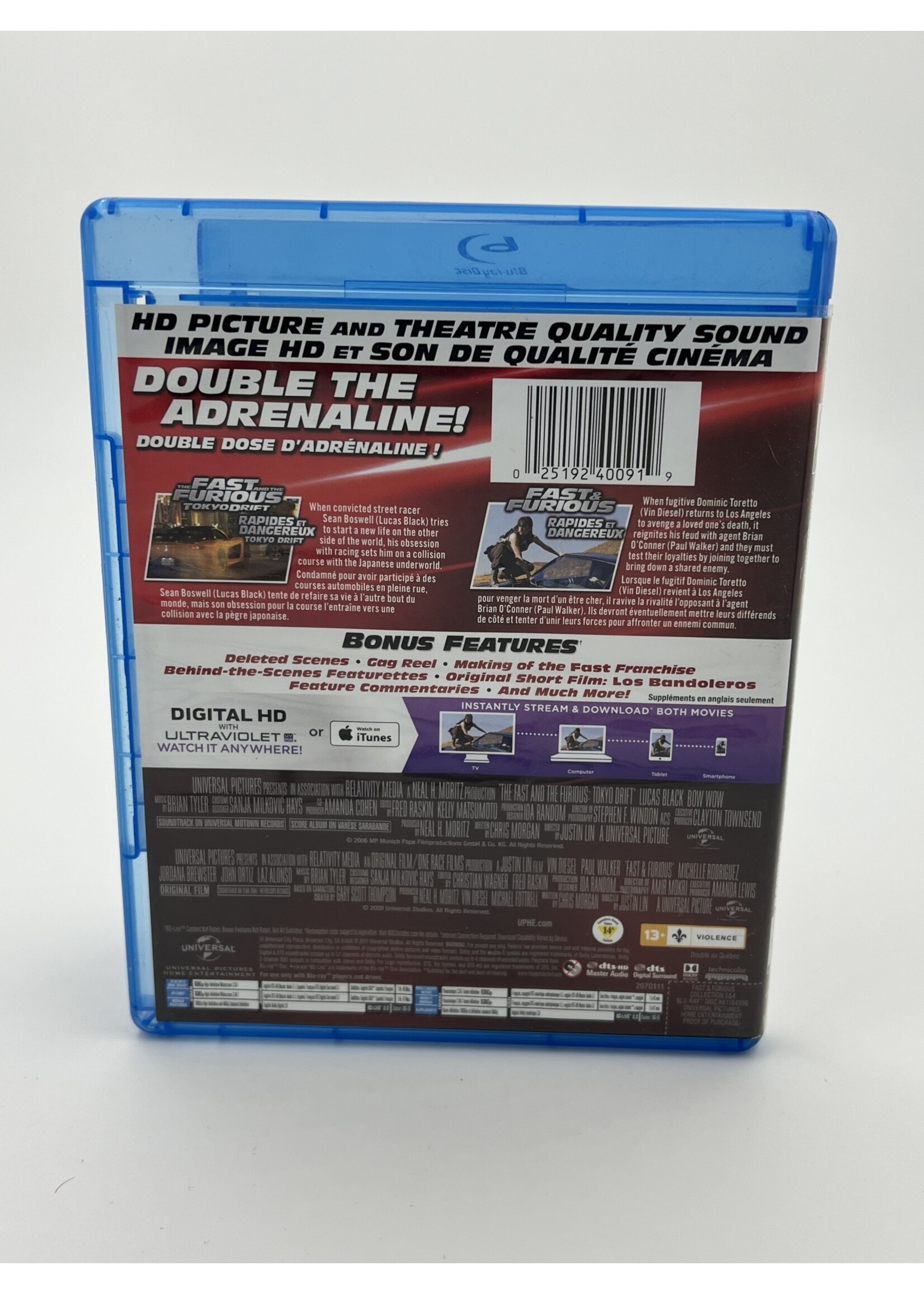 Bluray Fast And Furious Collection Bluray