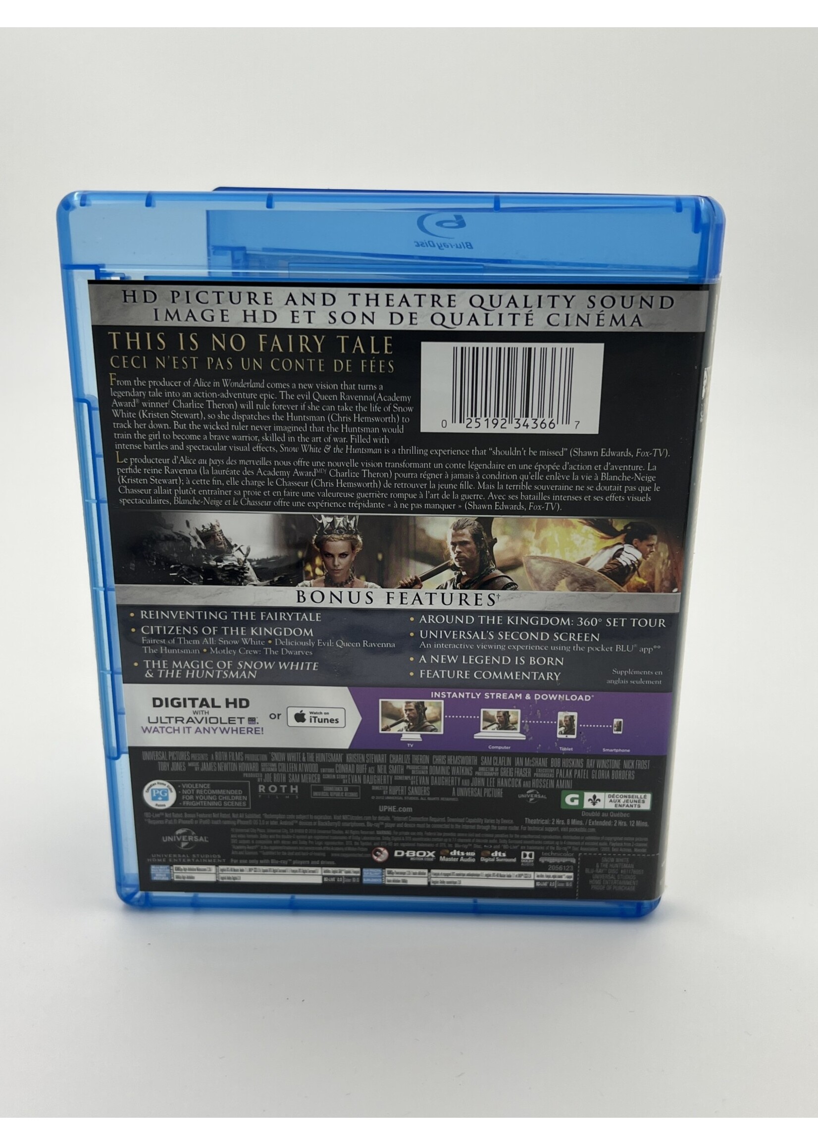 Bluray   Snow White And The Huntsman Extended Edition Bluray