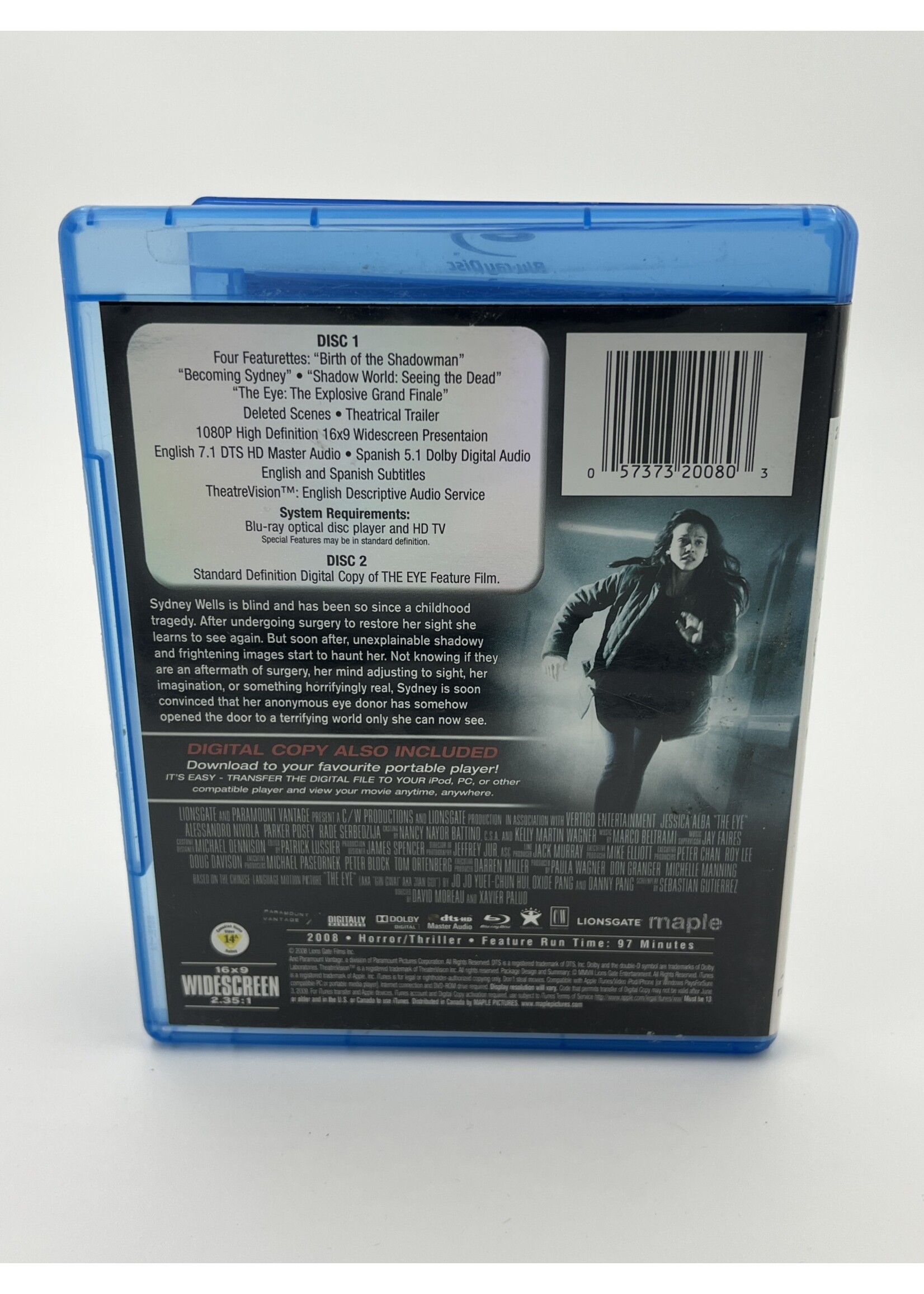 Bluray The Eye Special Edition Bluray