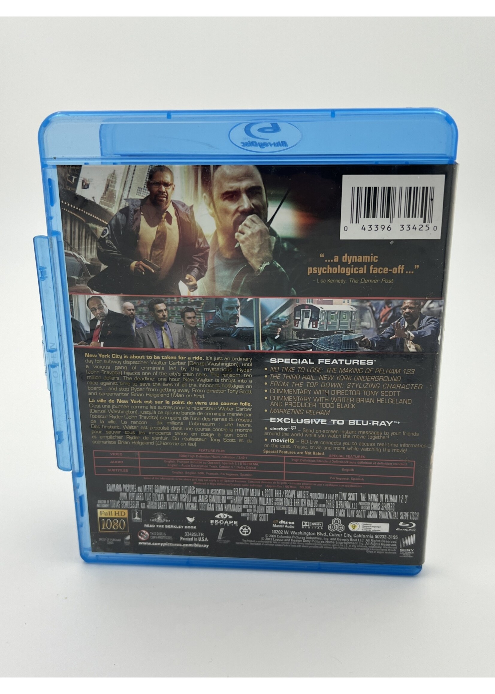Bluray   The Taking Of Pelham 123 Bluray