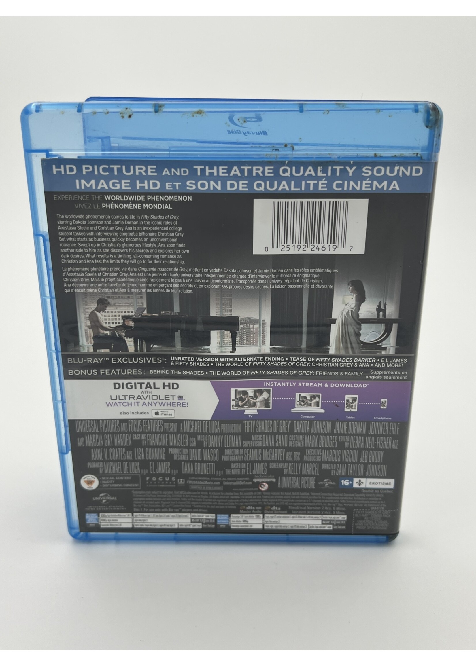 Bluray   Fifty Shades Of Grey Unrated Edition Bluray