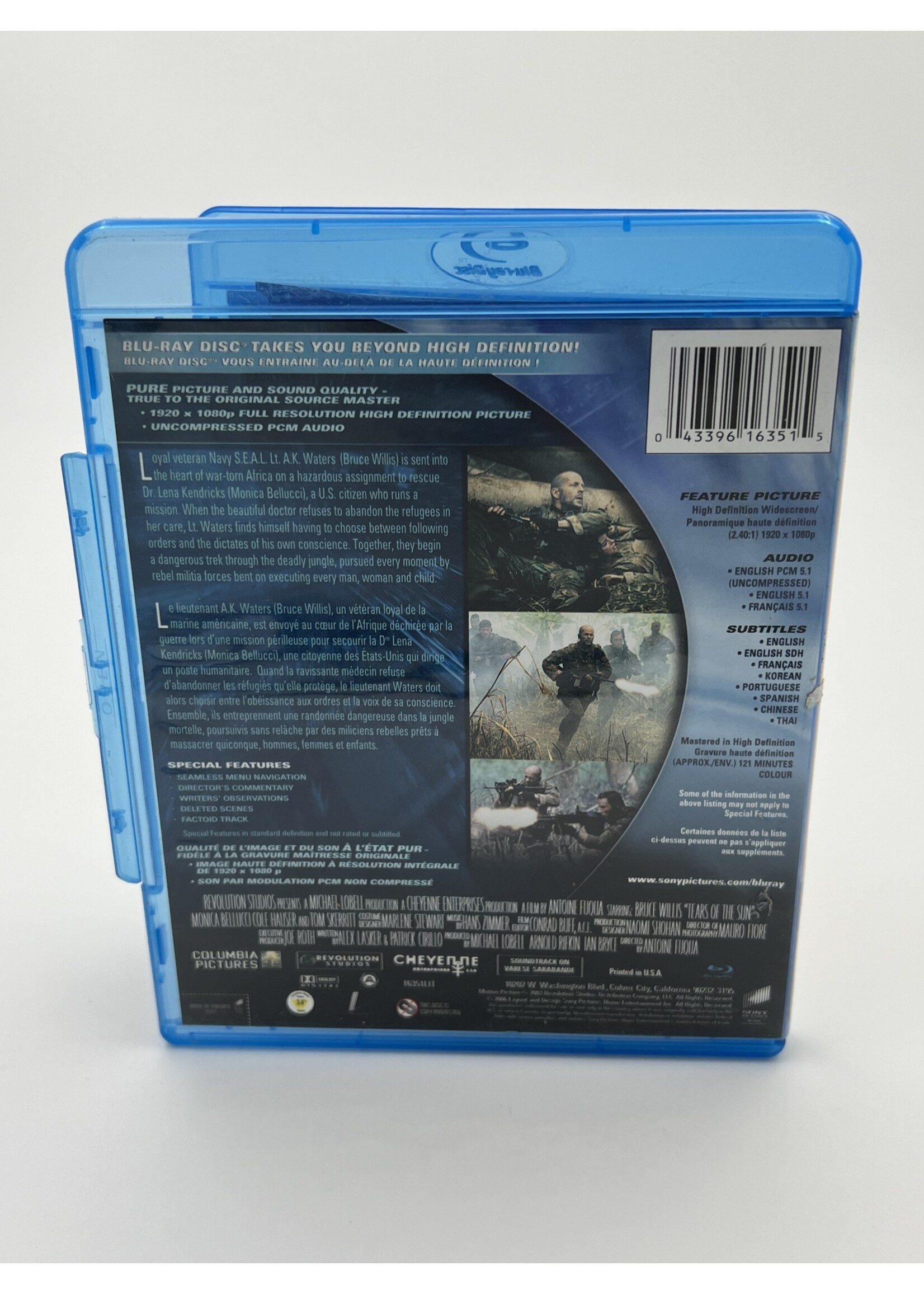 Bluray   Tears Of The Sun Bluray