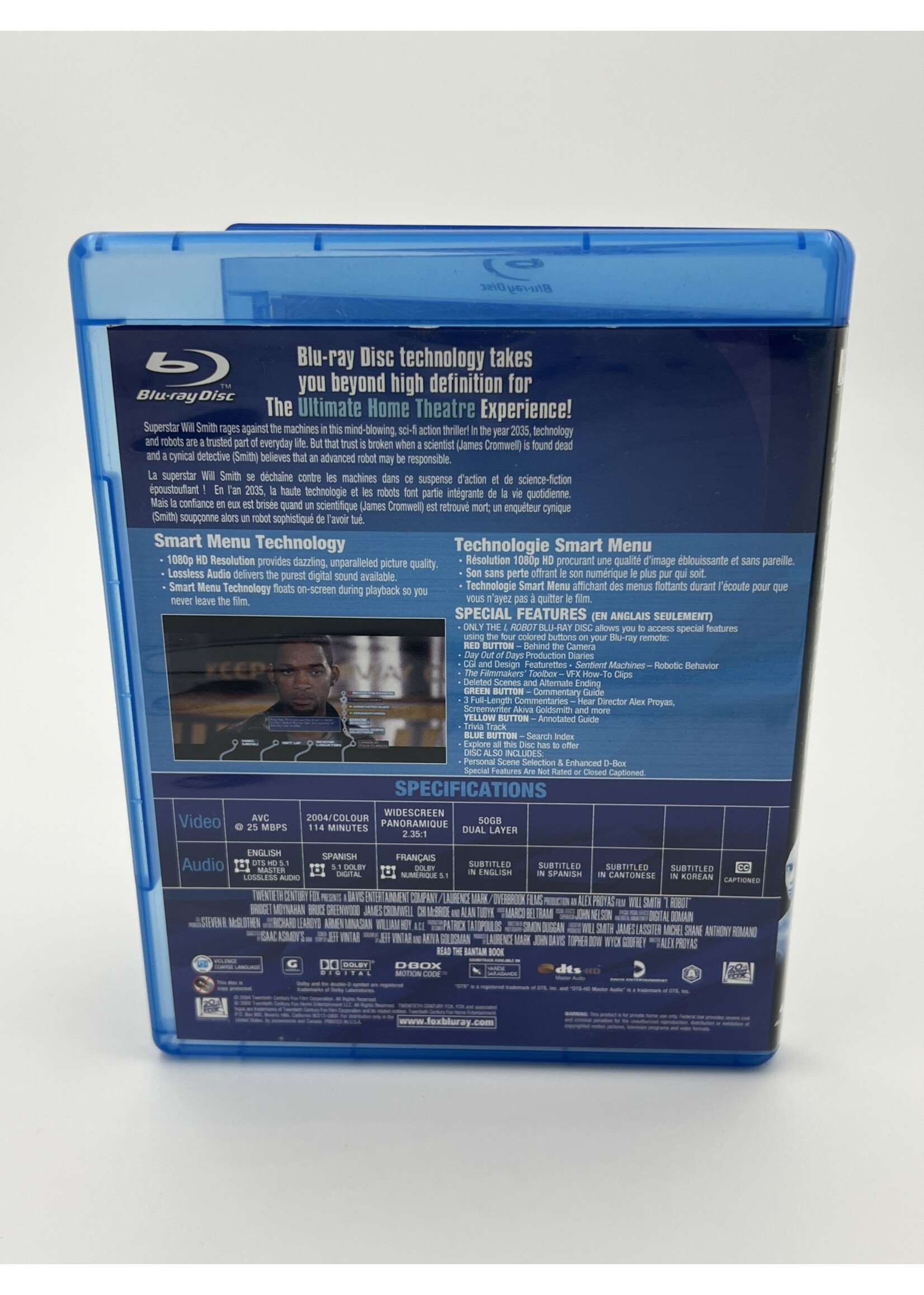 Bluray I Robot Bluray