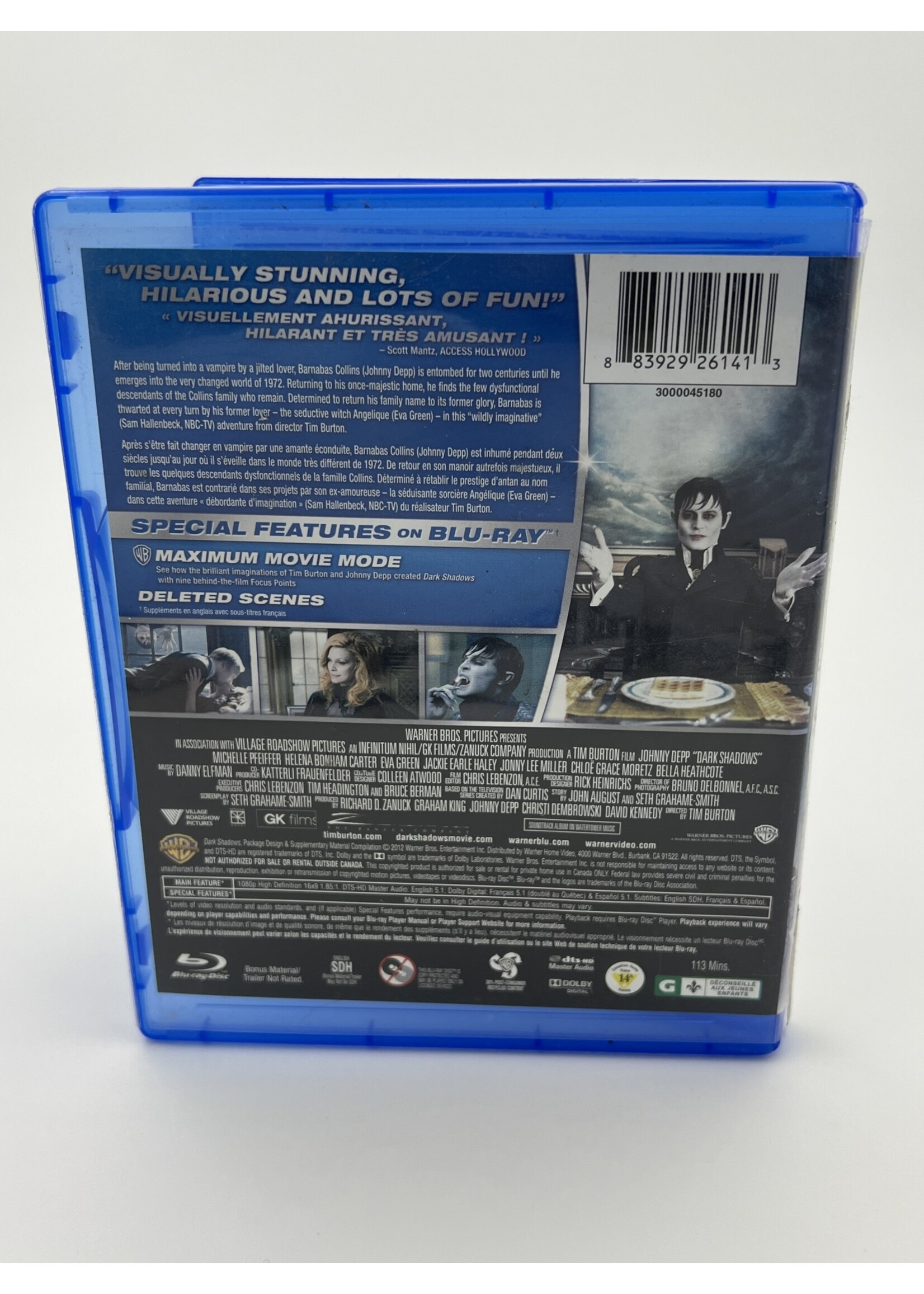 Bluray Dark Shadows Bluray