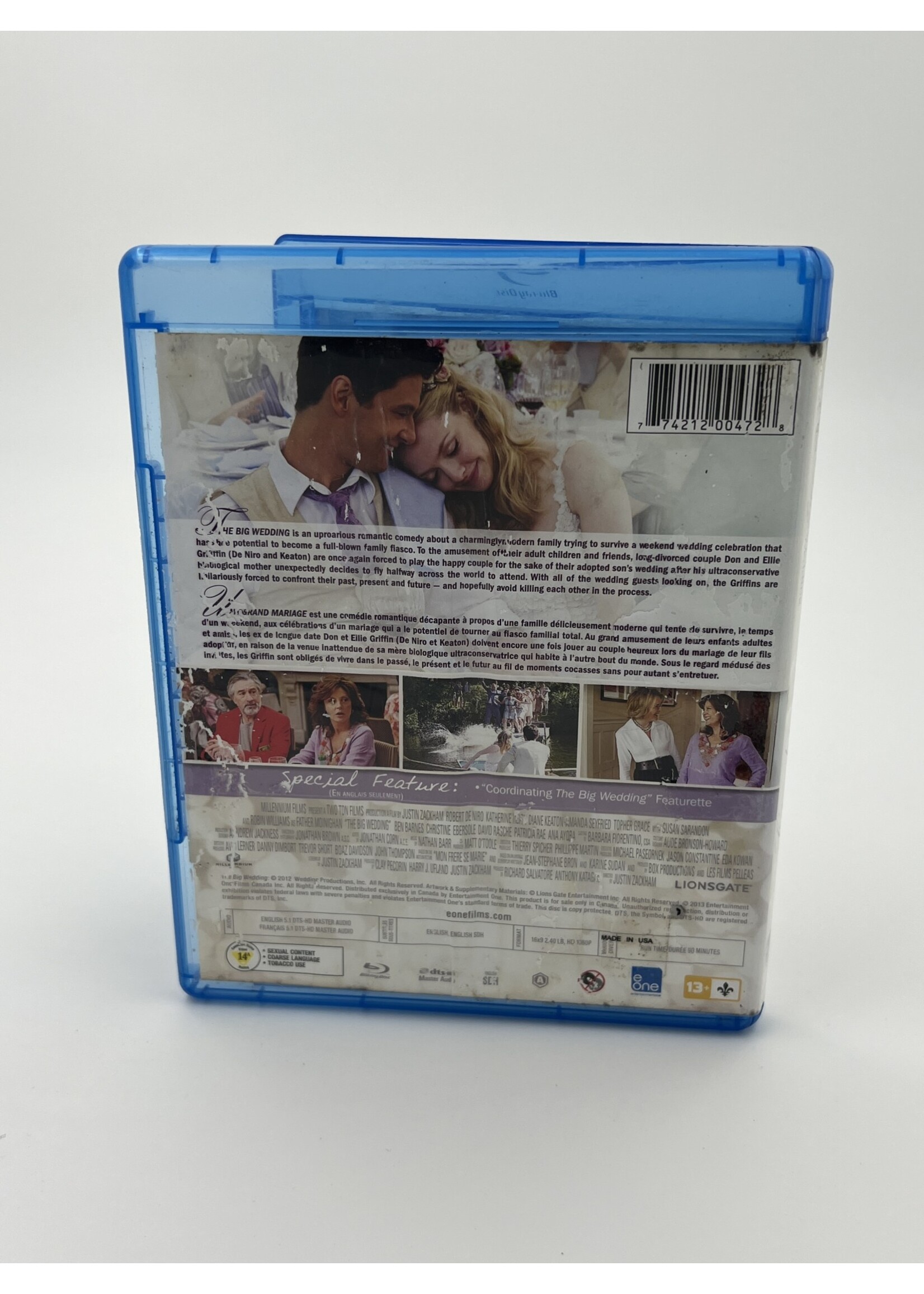 Bluray The Big Wedding Bluray