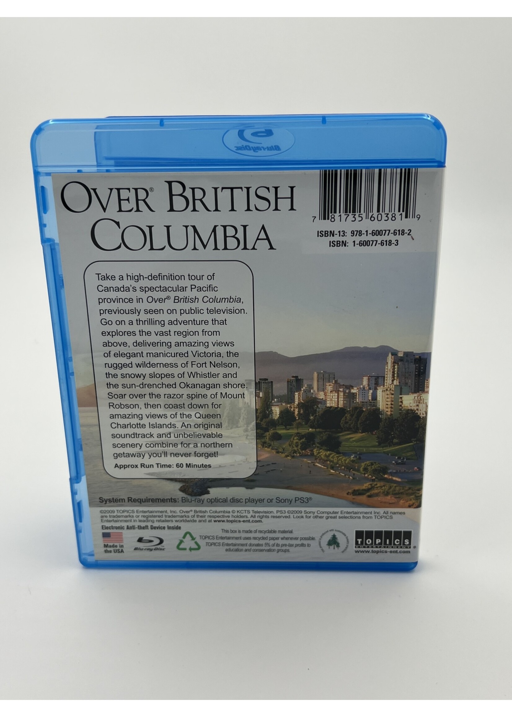 Bluray Over British Columbia In High Definition Bluray