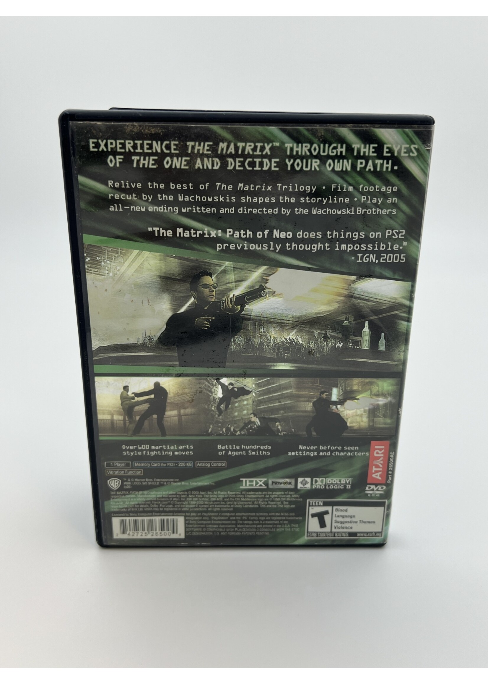 Sony The Matrix Path Of Neo PS2