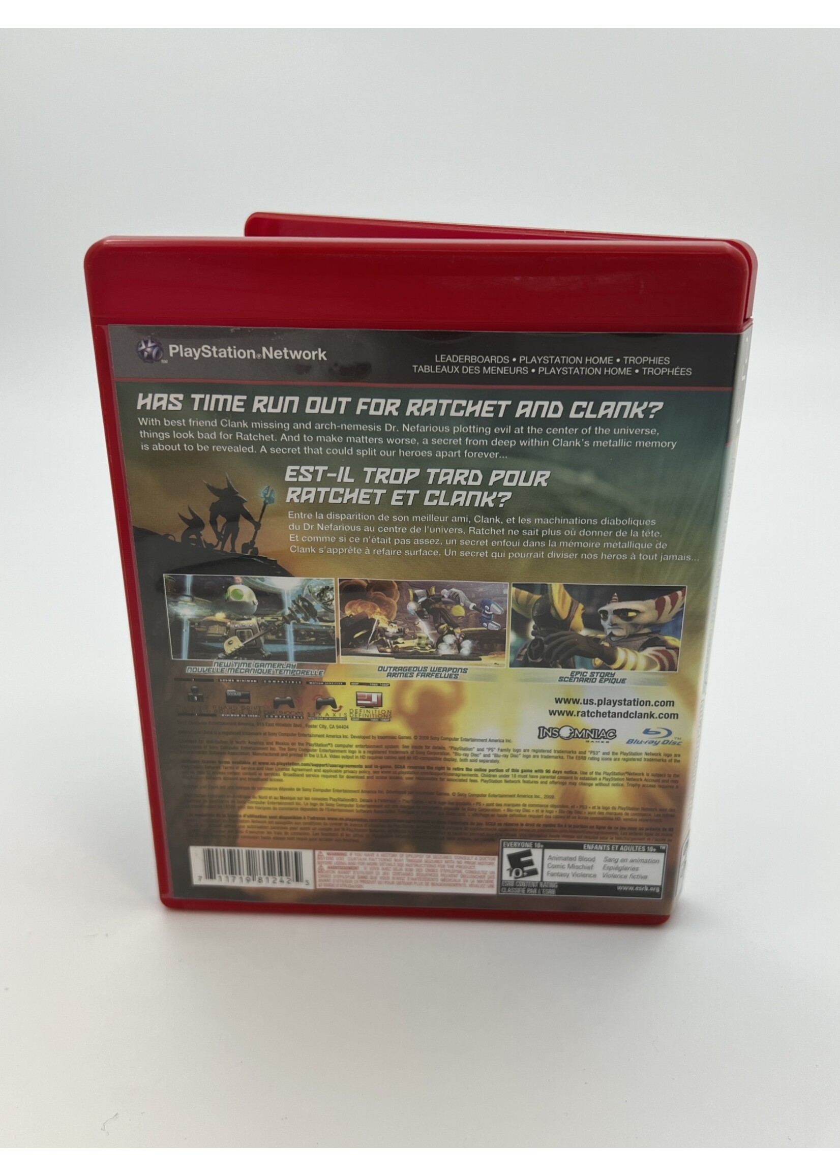 Sony Ratchet And Clank Future A Crack In Time Greatest Hits PS3