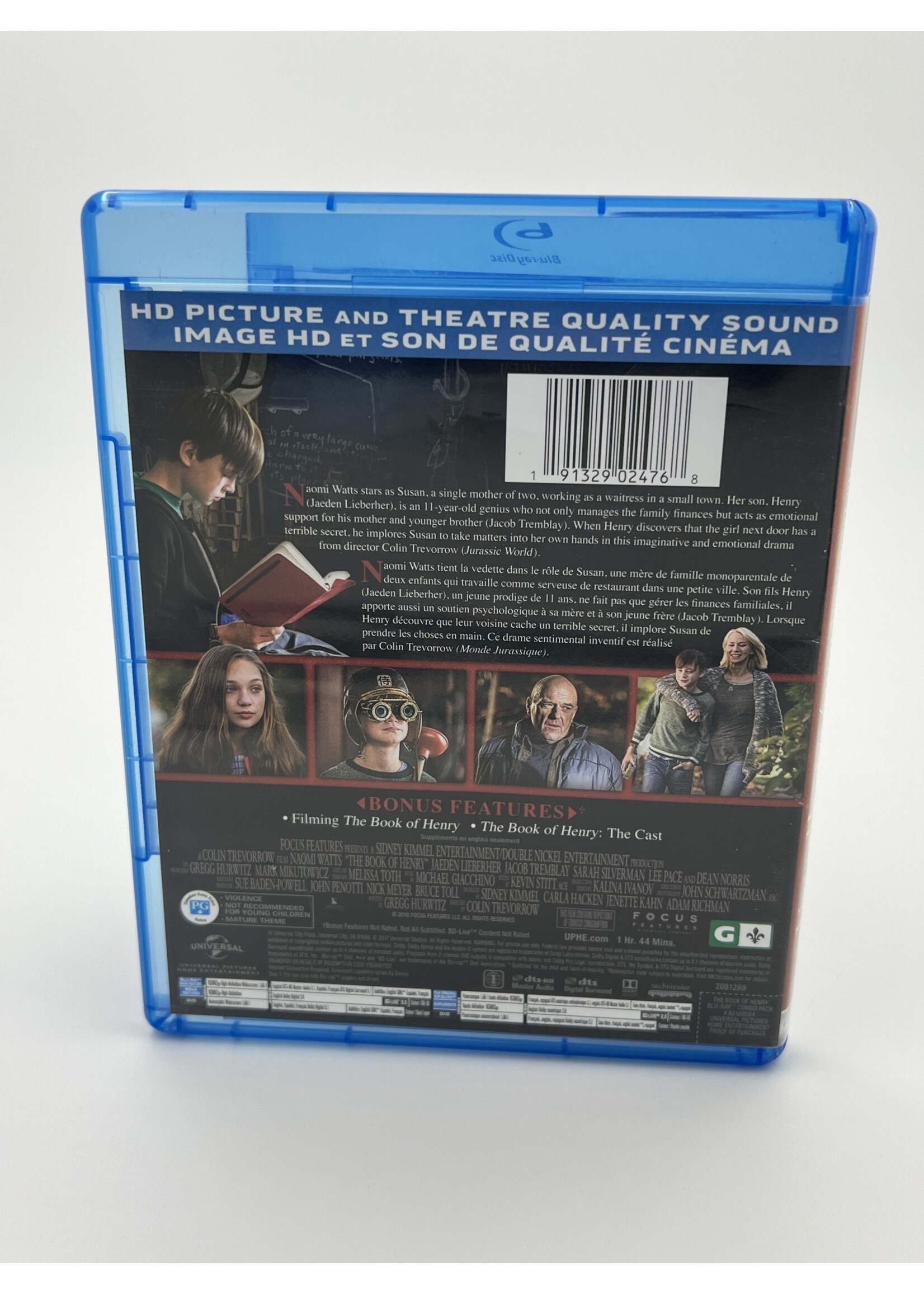 Bluray The Book of Henry Bluray