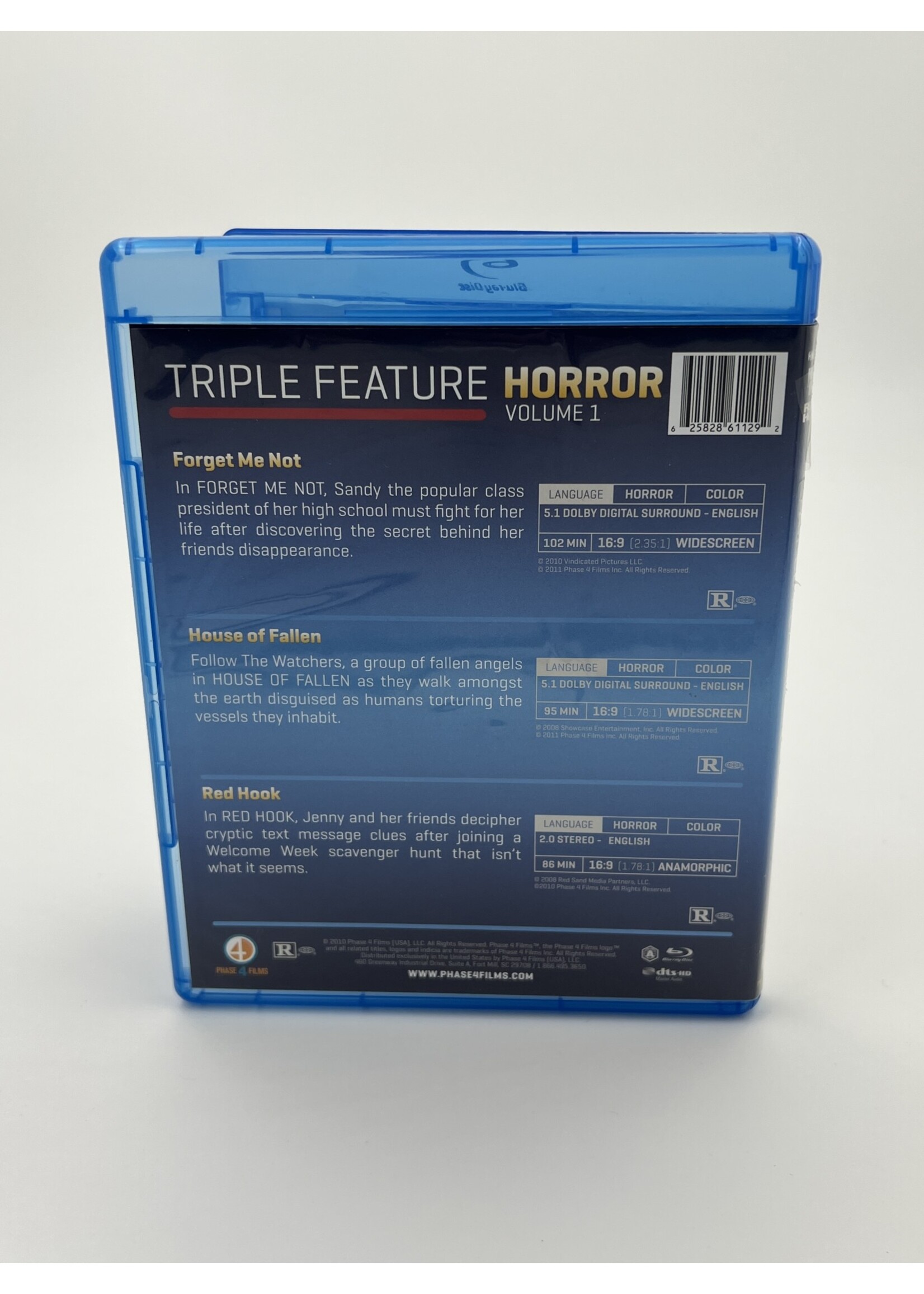 Bluray 3 Movie Horror Pack