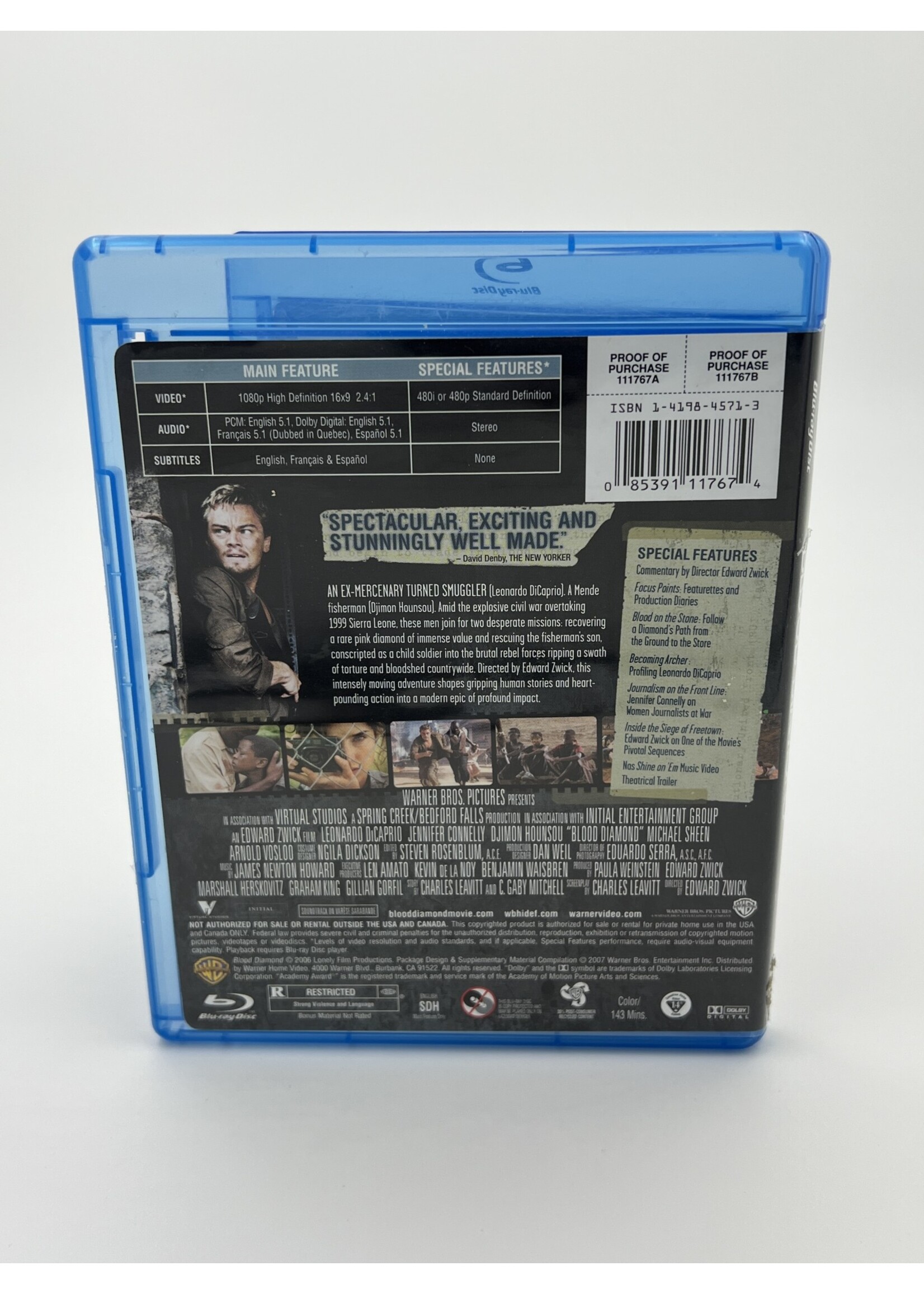 Bluray Blood Diamond Bluray