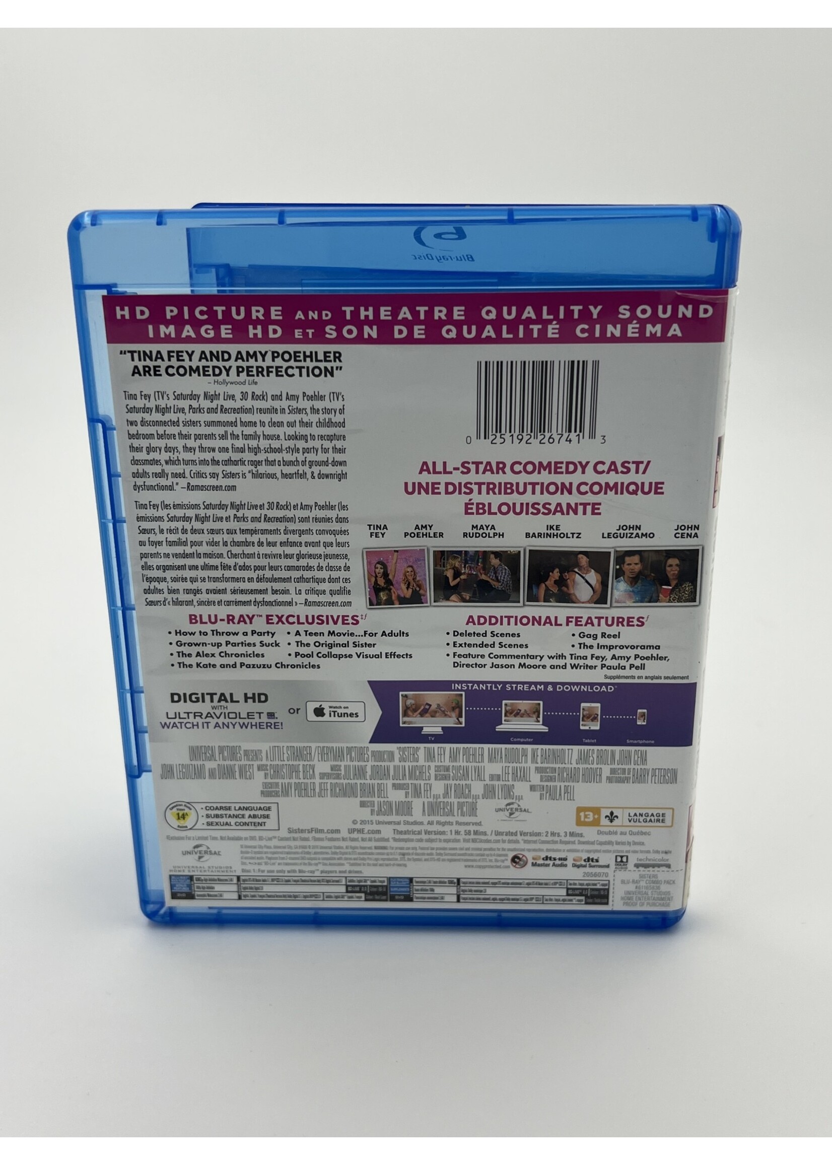 Bluray Sisters Unrated Bluray