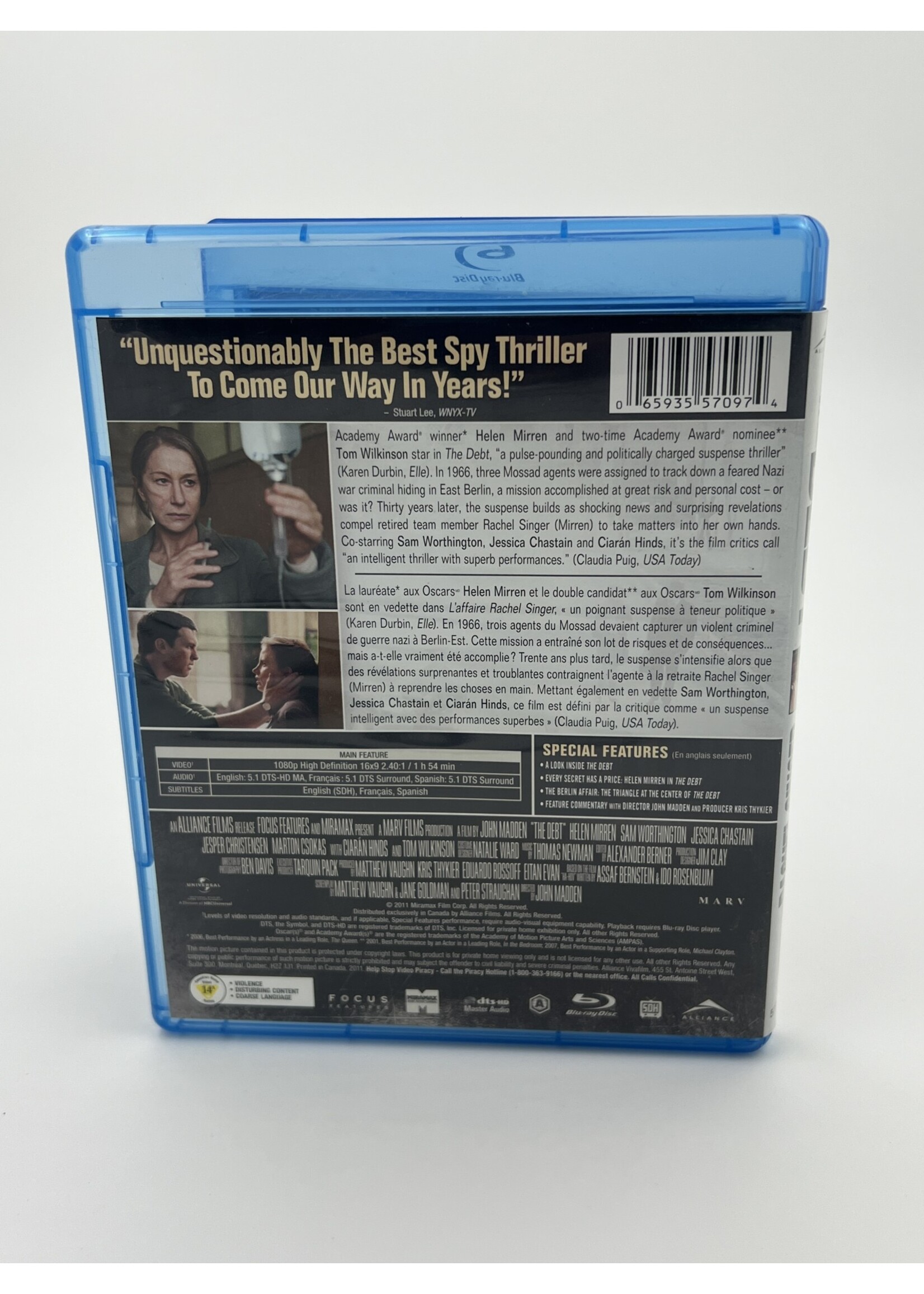 Bluray The Debt Bluray