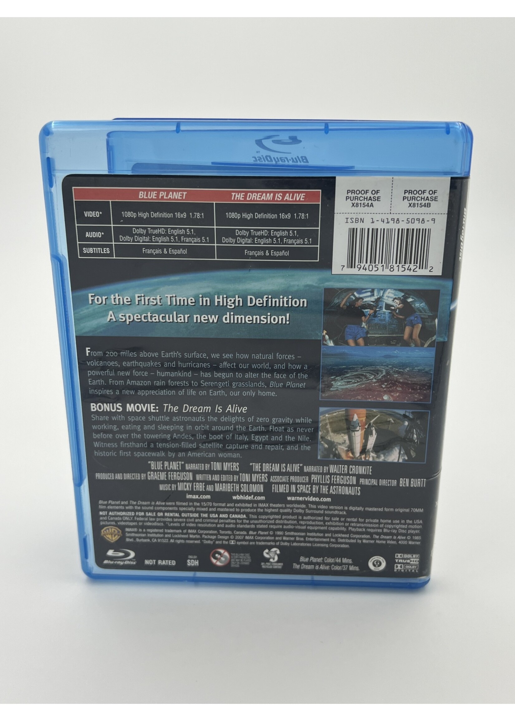 Bluray   IMAX Blue Planet Bluray