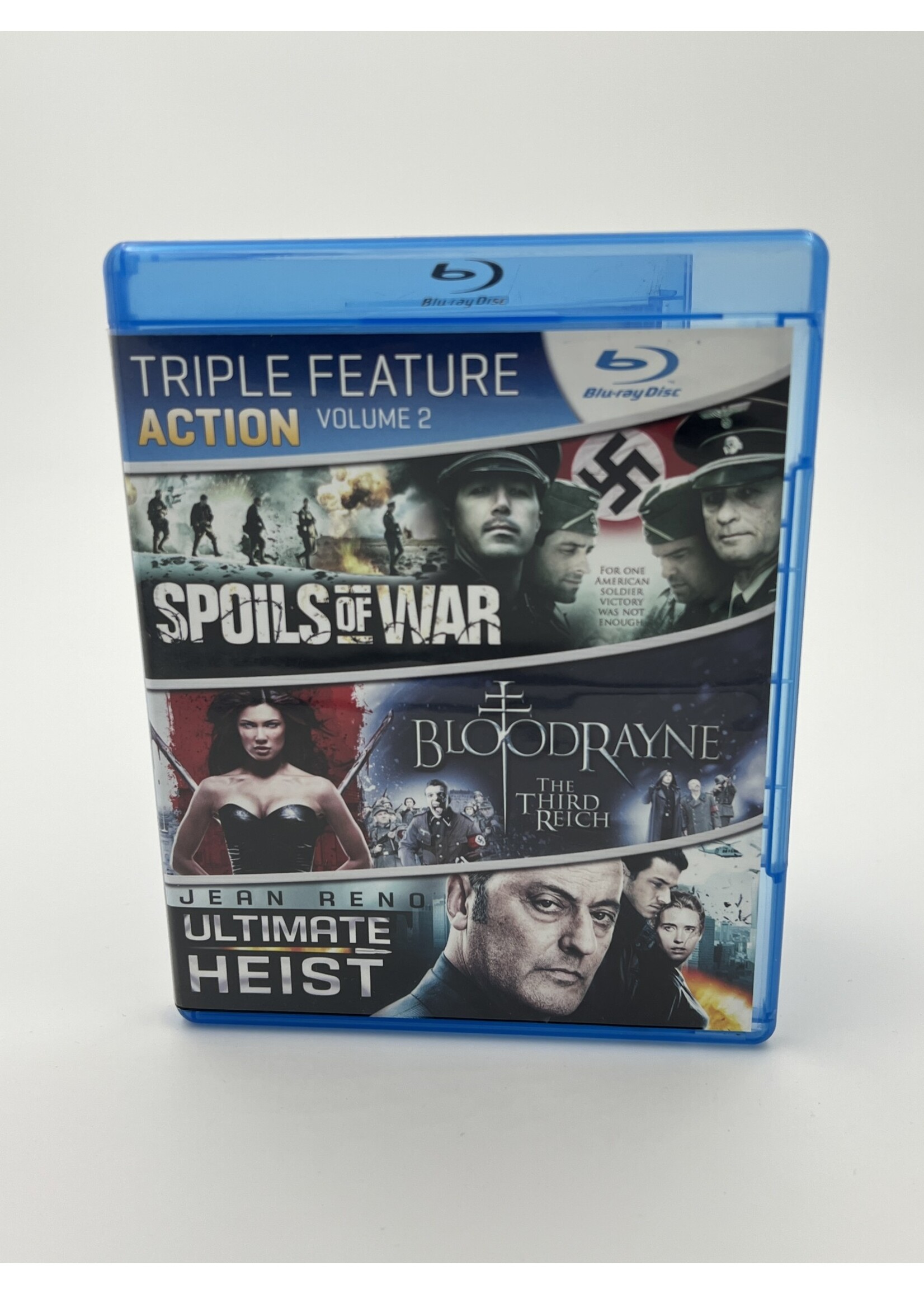 Bluray 3 Action Movie Pack Spoils of War Bloodrayne Ultimate Heist Bluray