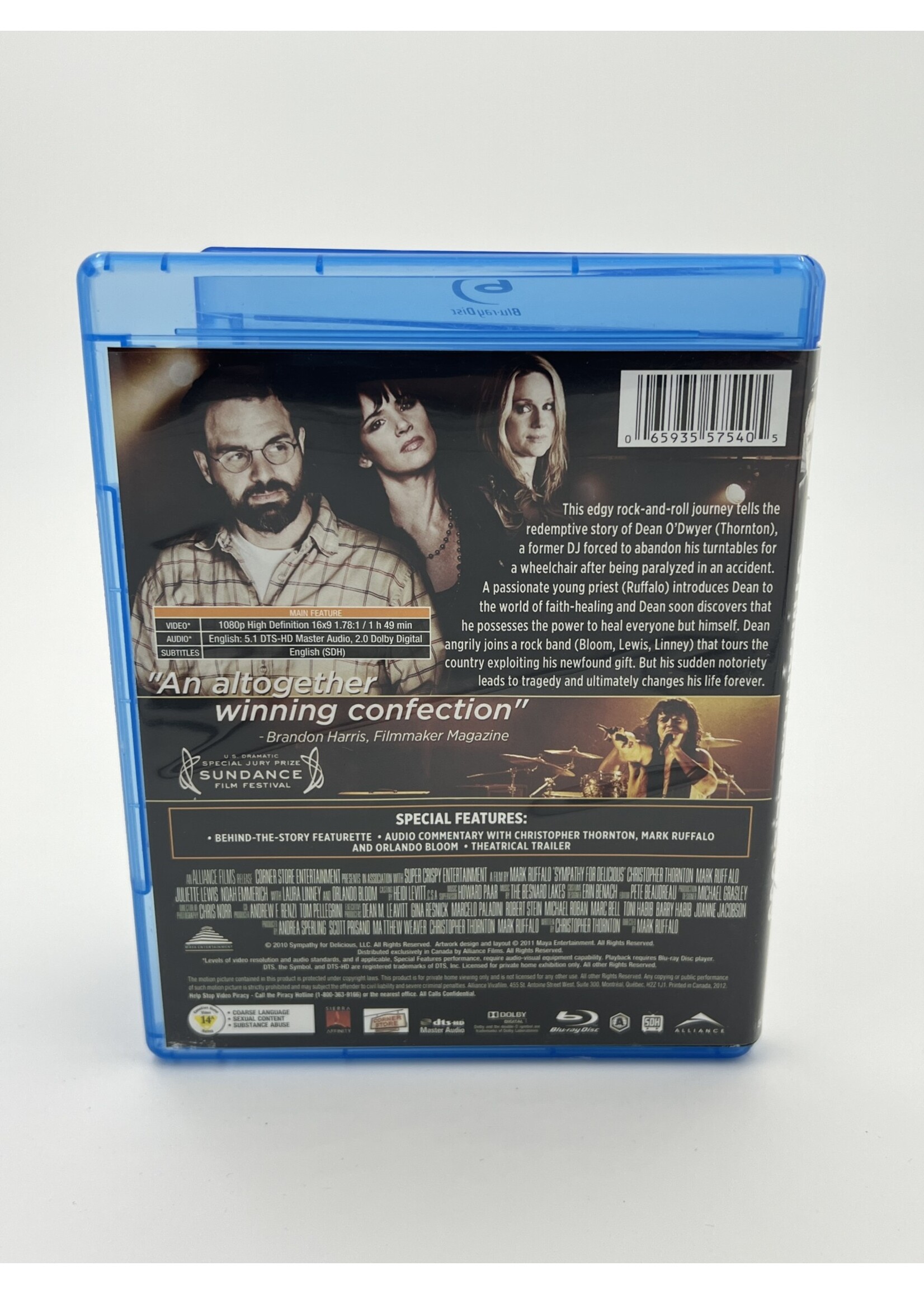 Bluray Sympathy For Delicious Bluray