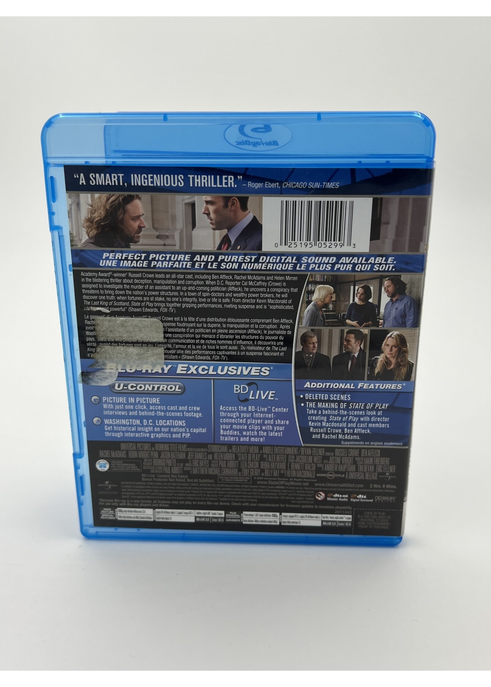 Bluray State Of Play Bluray