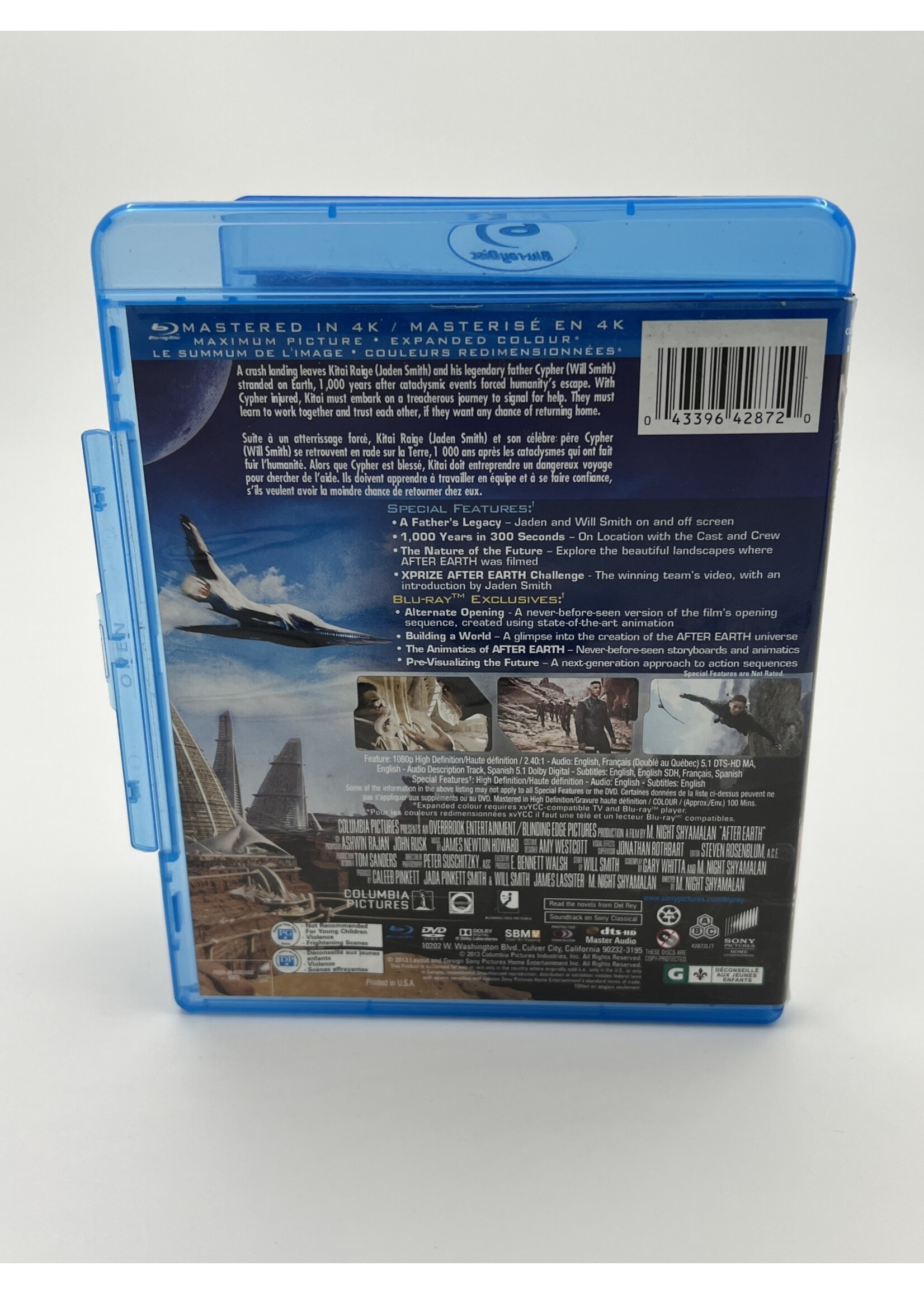 Bluray After Earth Bluray