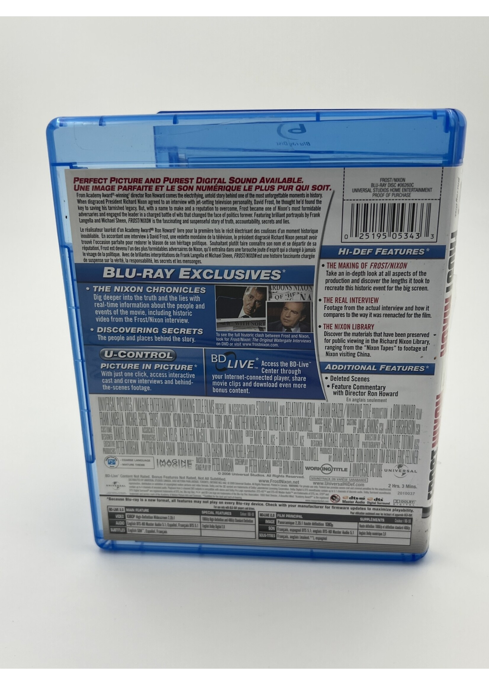 Bluray   Frost Nixon Bluray