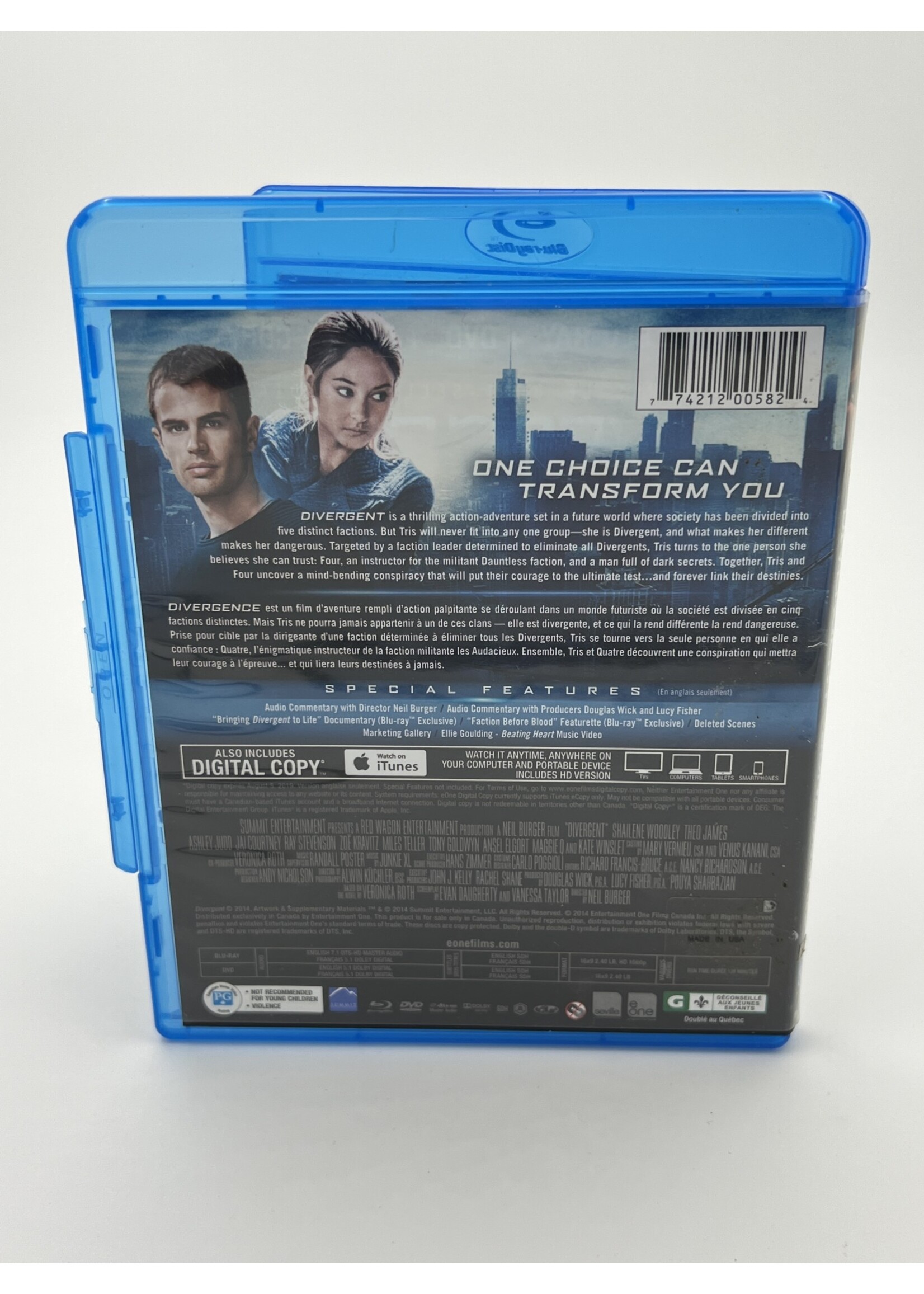Bluray Divergent Bluray