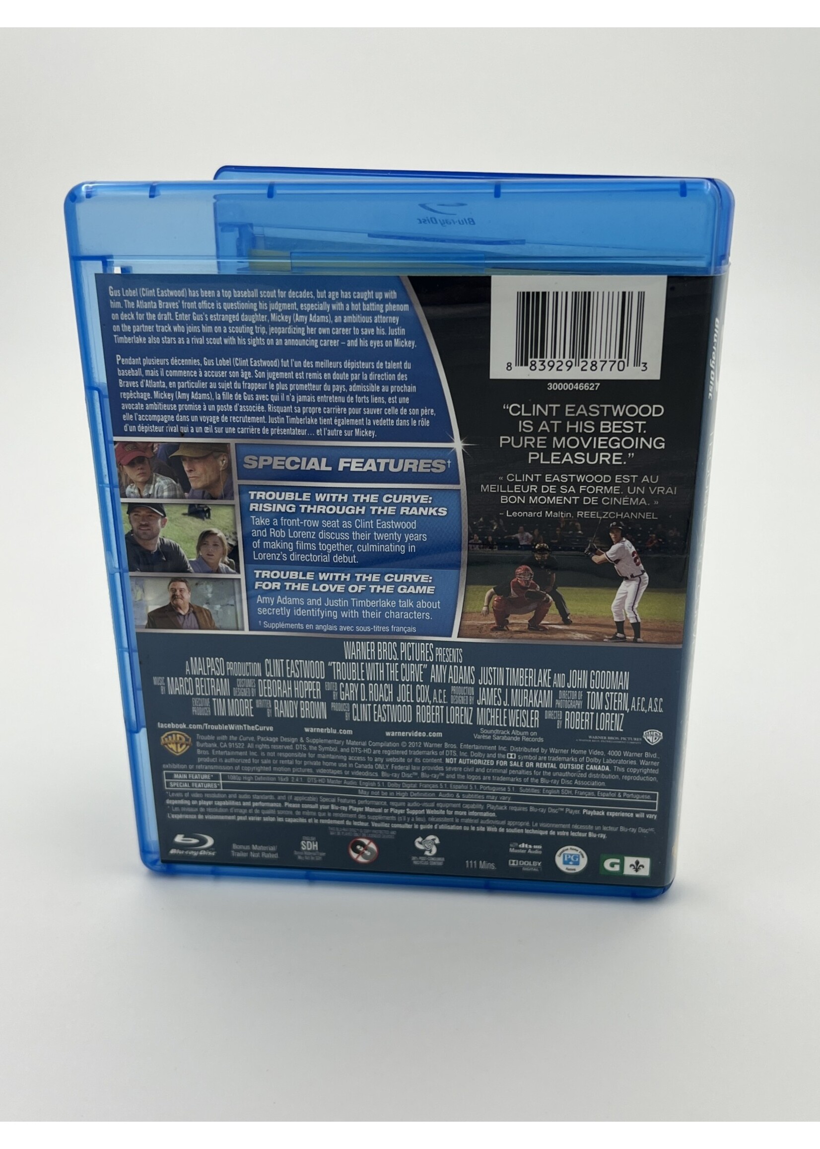 Bluray Trouble With The Curve Bluray