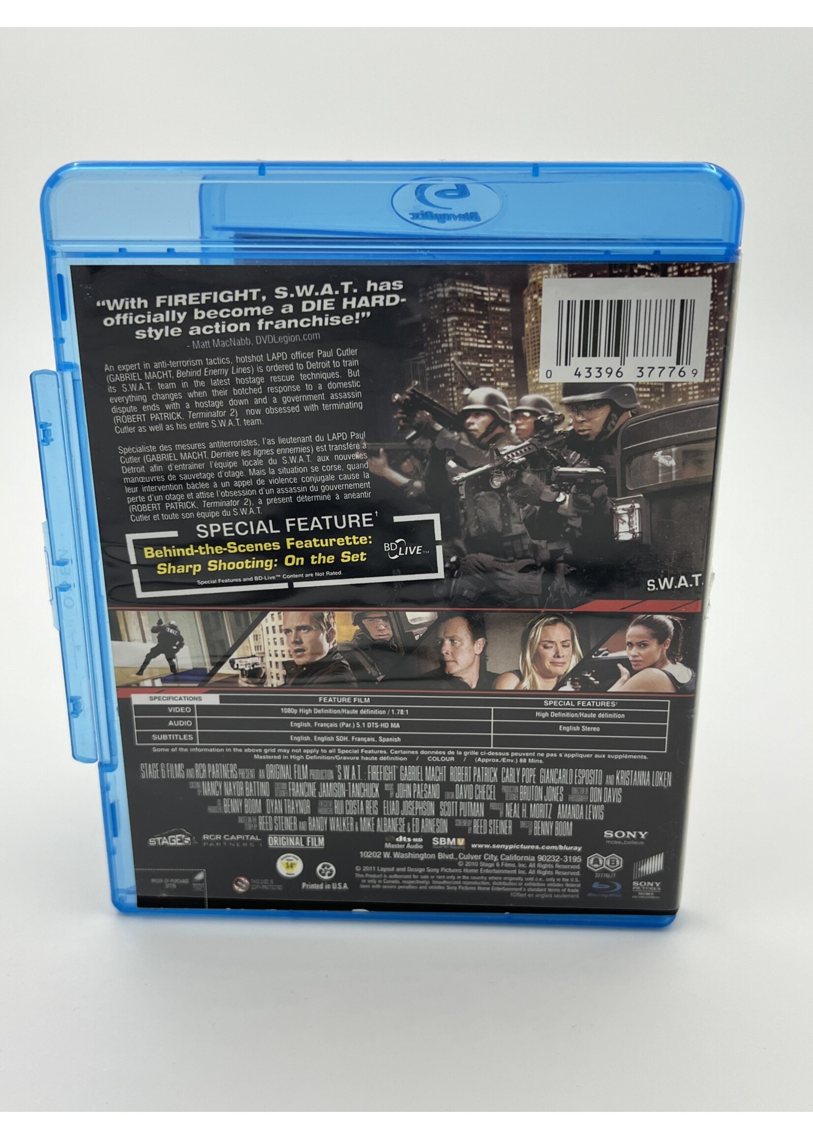 Bluray SWAT Firefight Bluray