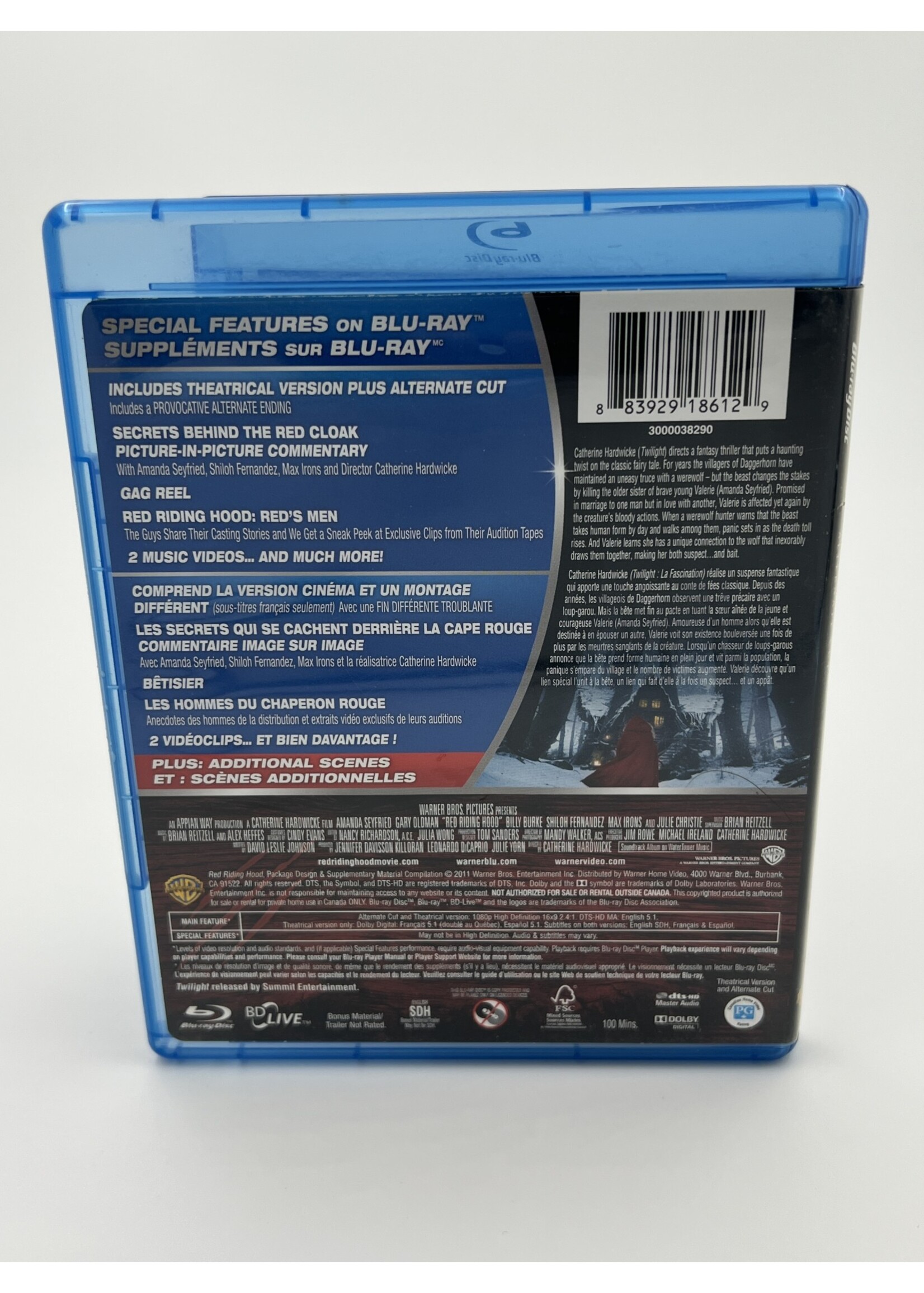 Bluray   Red Riding Hood Alternate Cut Bluray