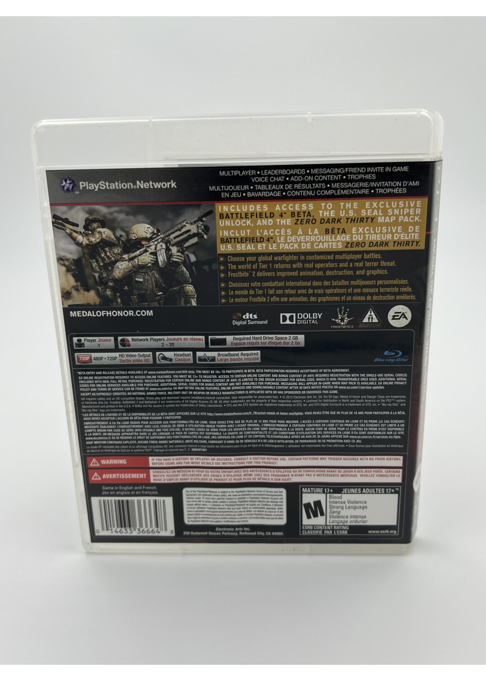 Sony Medal Of Honor Warfighter Limited Edition PS3