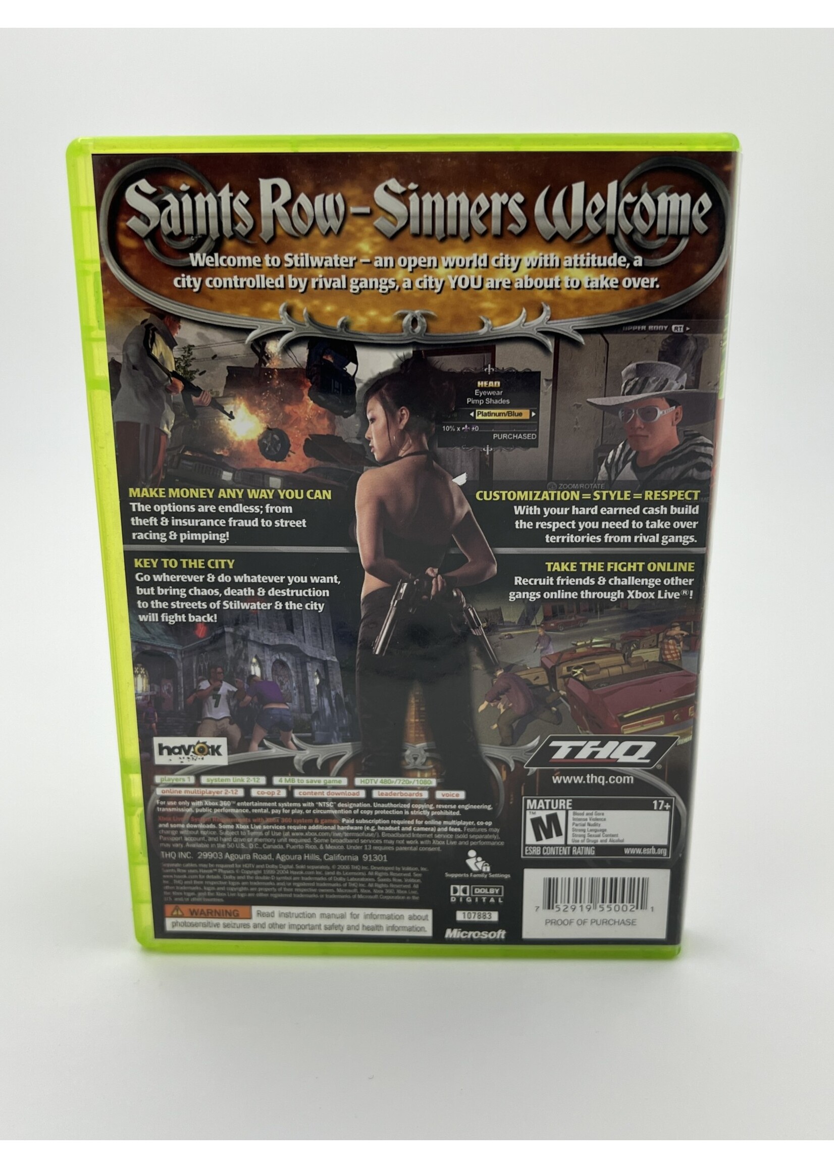 Xbox   Saints Row Xbox 360