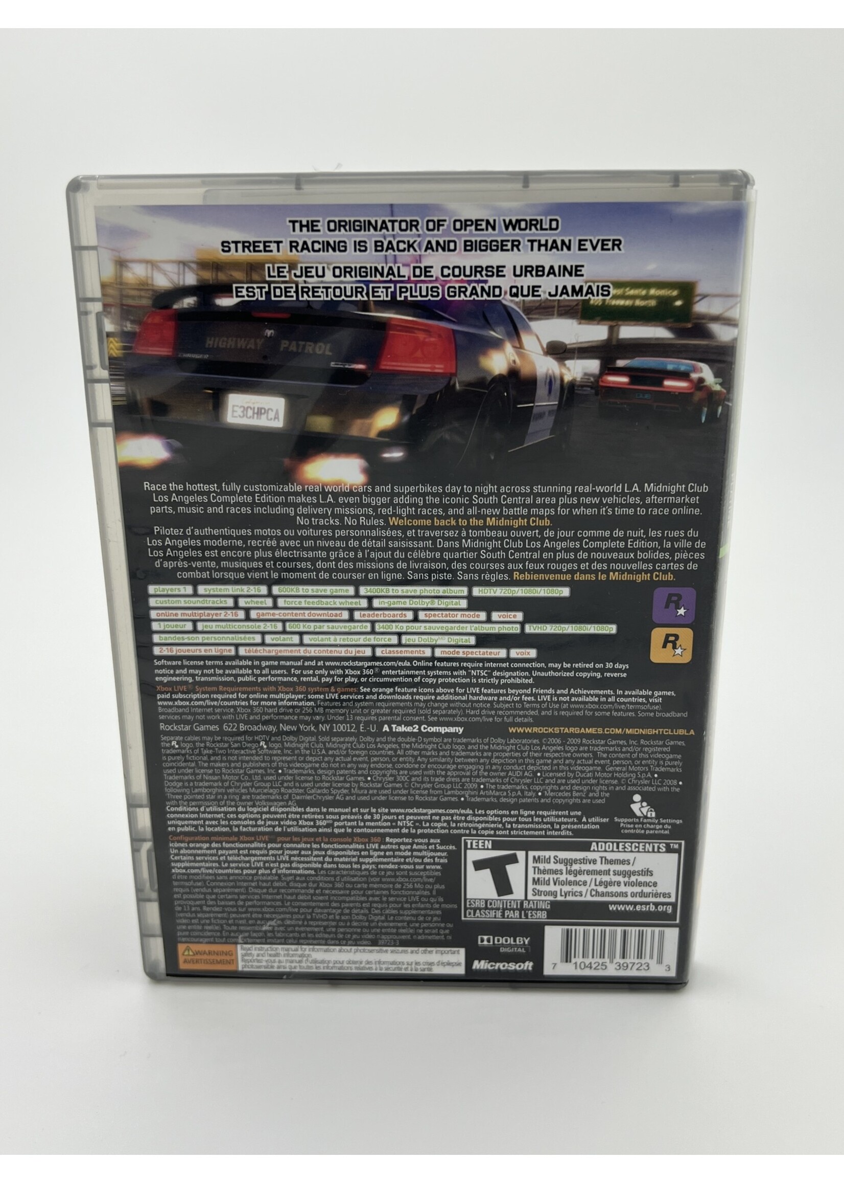 Xbox   Midnight Club Los Angeles Platinum Hits Complete Edition Xbox 360