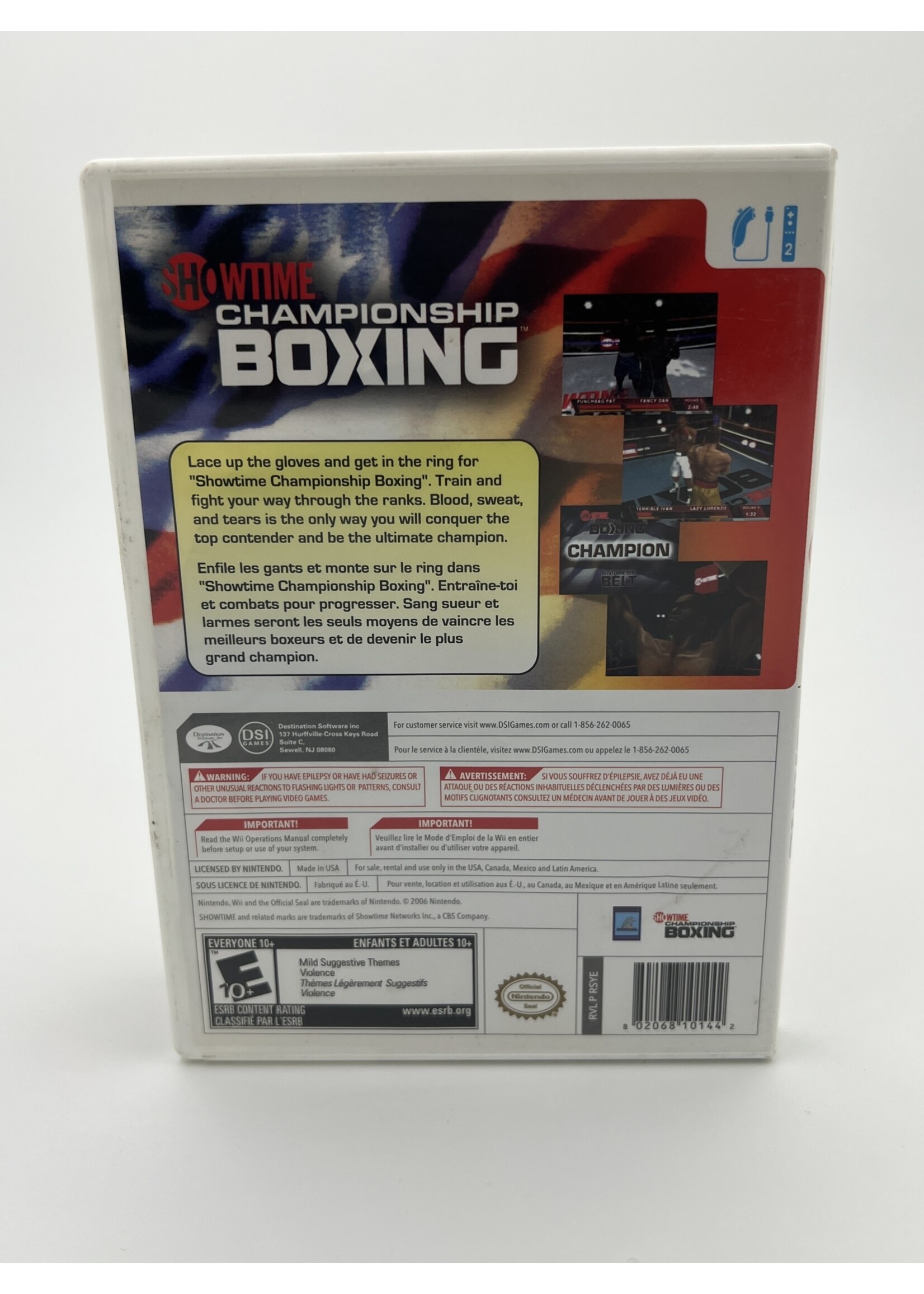 Nintendo   Showtime Championship Boxing Wii