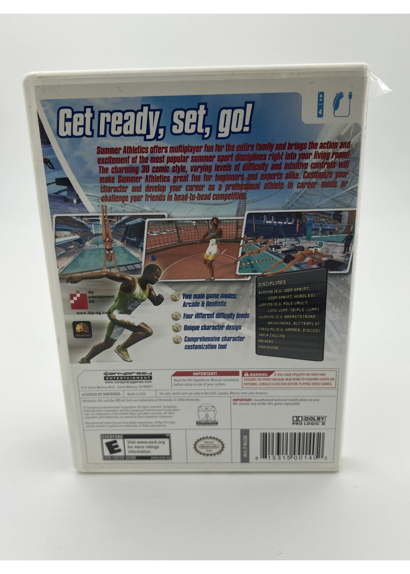 Nintendo   Summer Athletics The Ultimate Challenge Wii