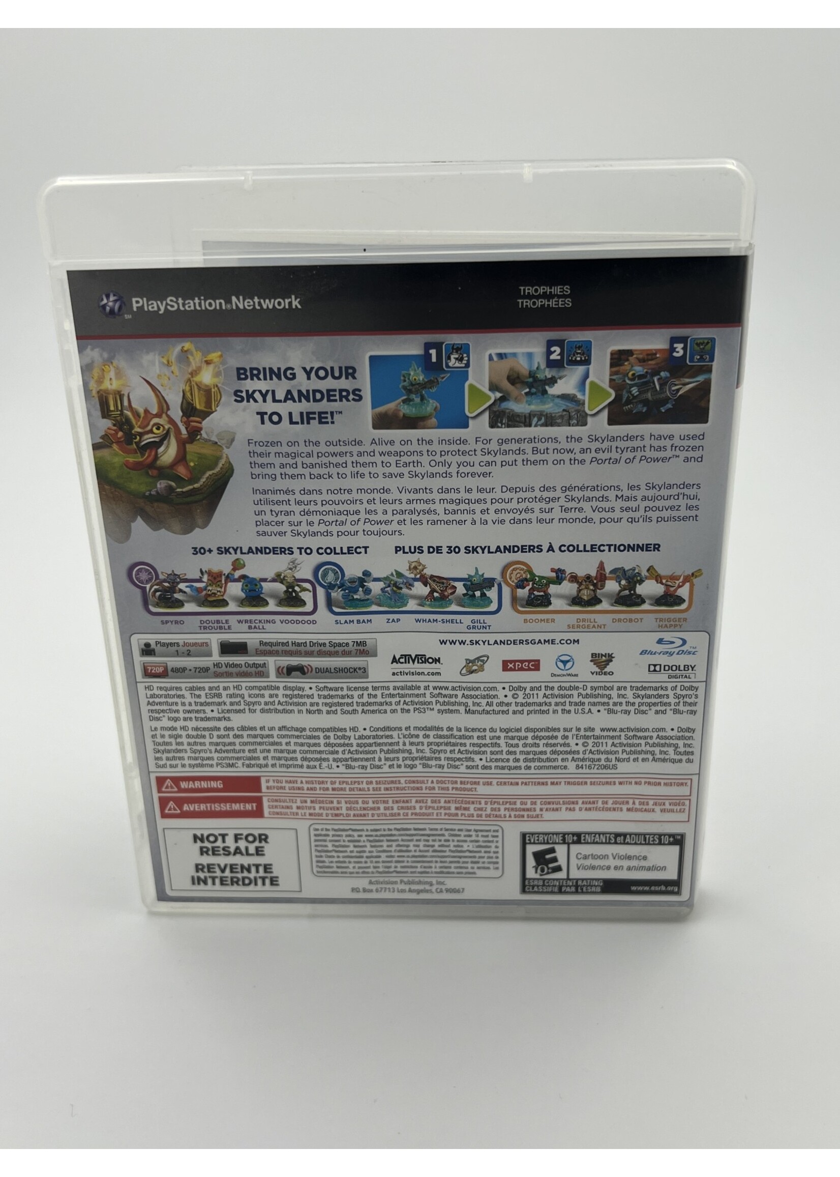 Sony Skylanders Spyros Adventure Ps3