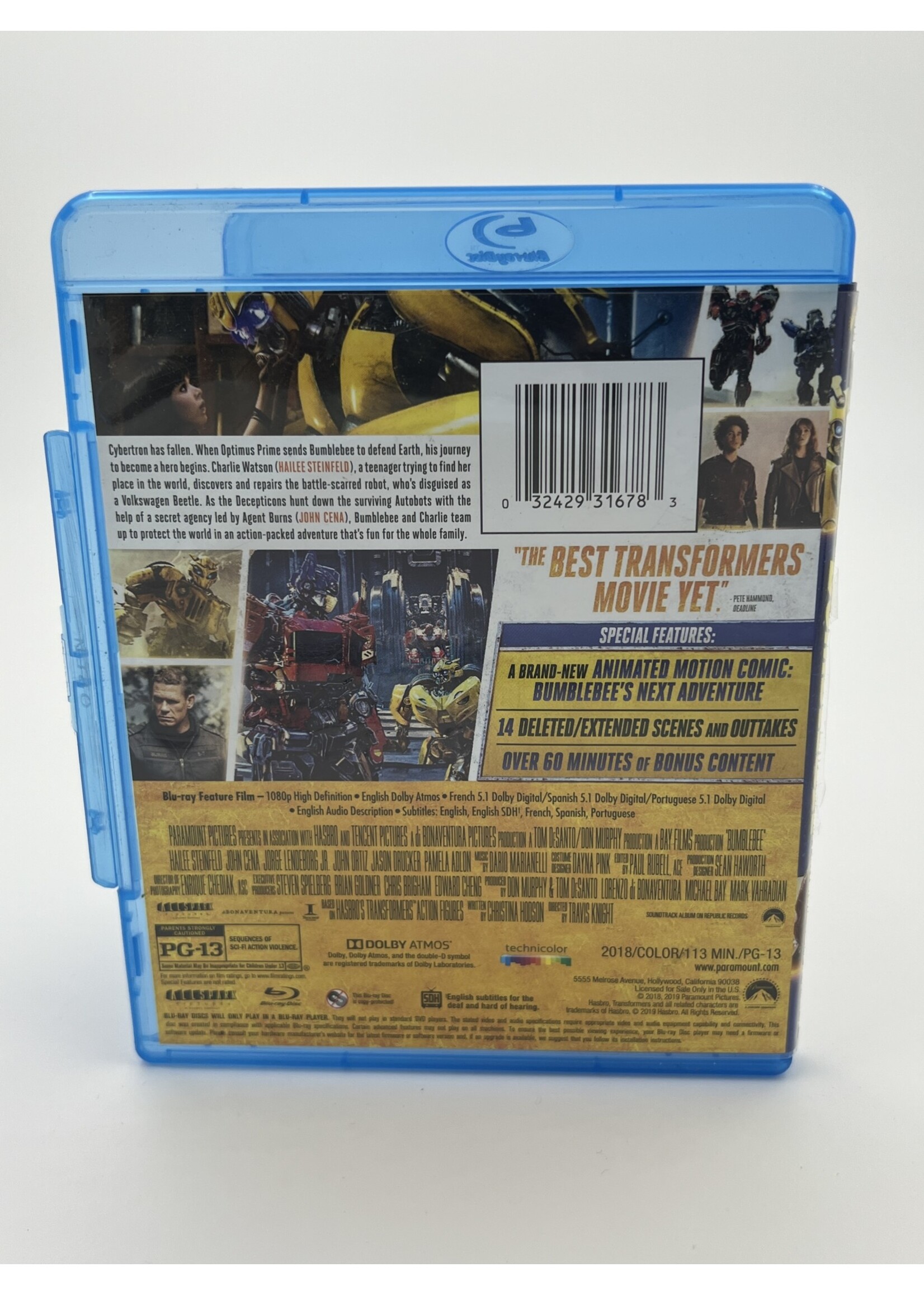 Bluray Bumblebee Bluray