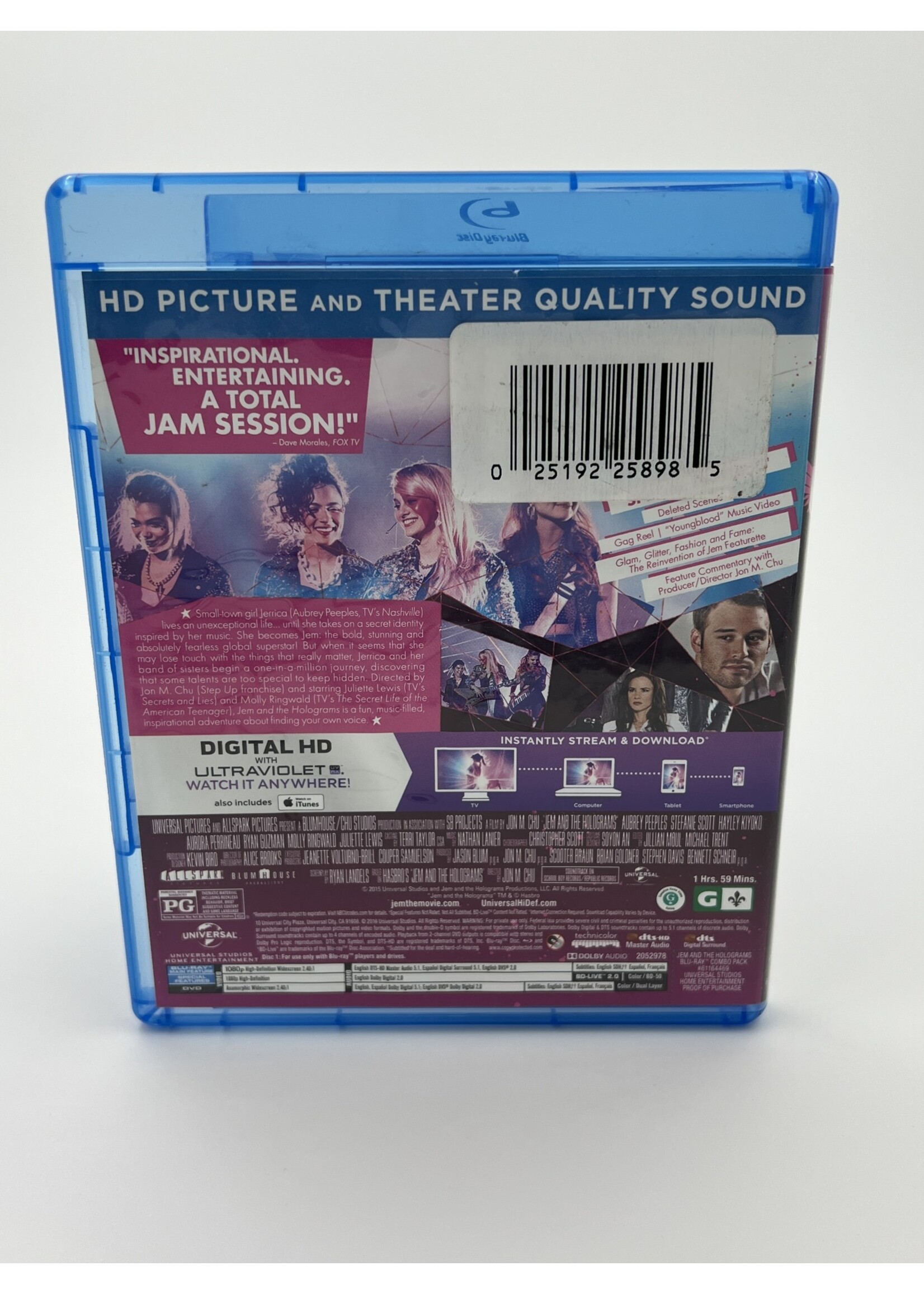 Bluray   Jem And The Holograms Bluray