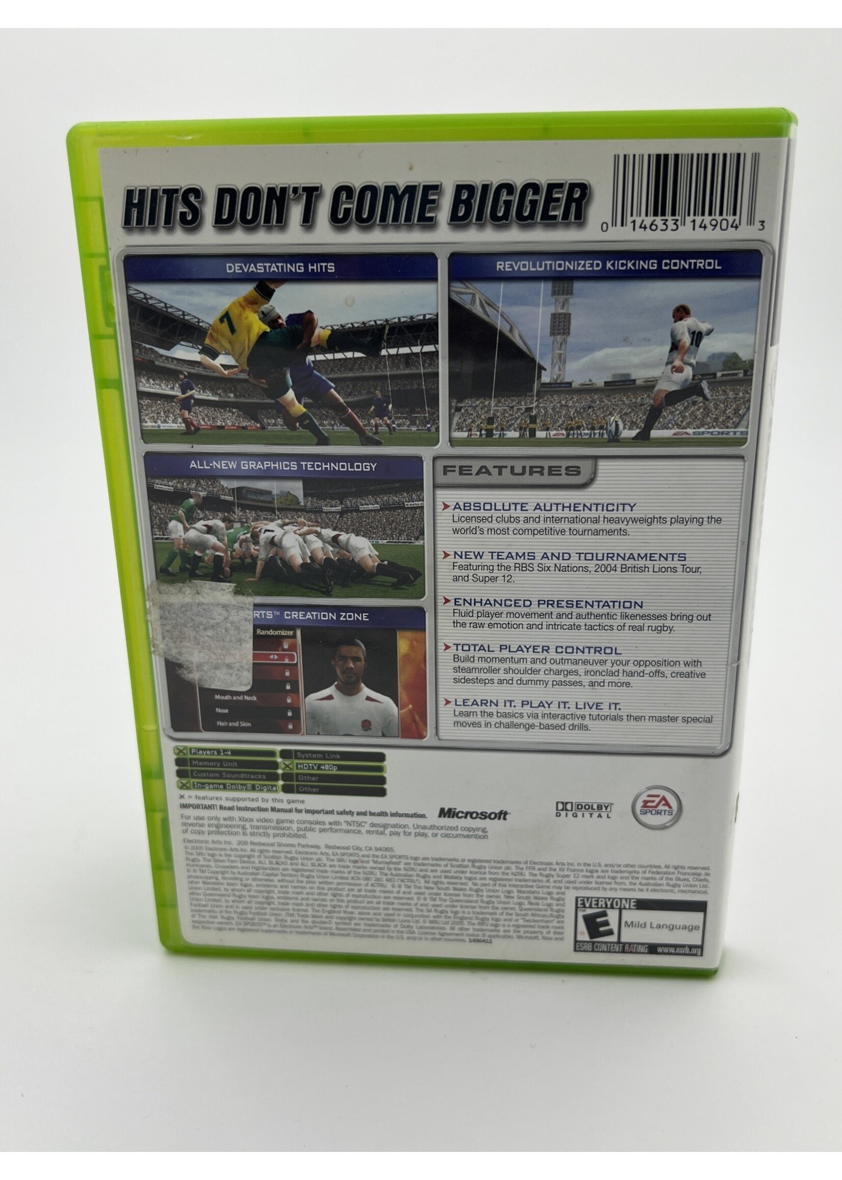 Xbox   Rugby 2005 Xbox