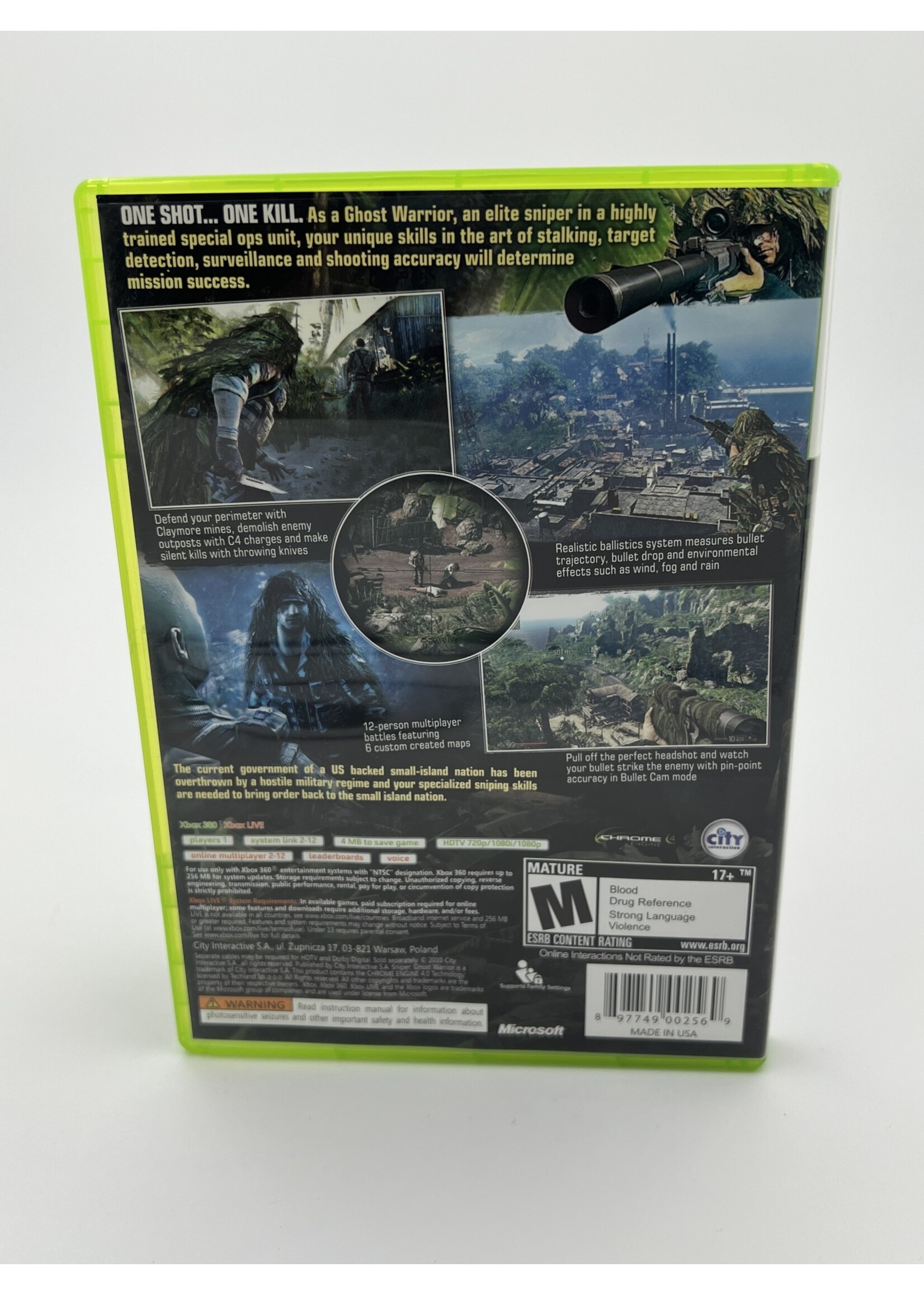 Xbox   Sniper Ghost Warrior Xbox 360
