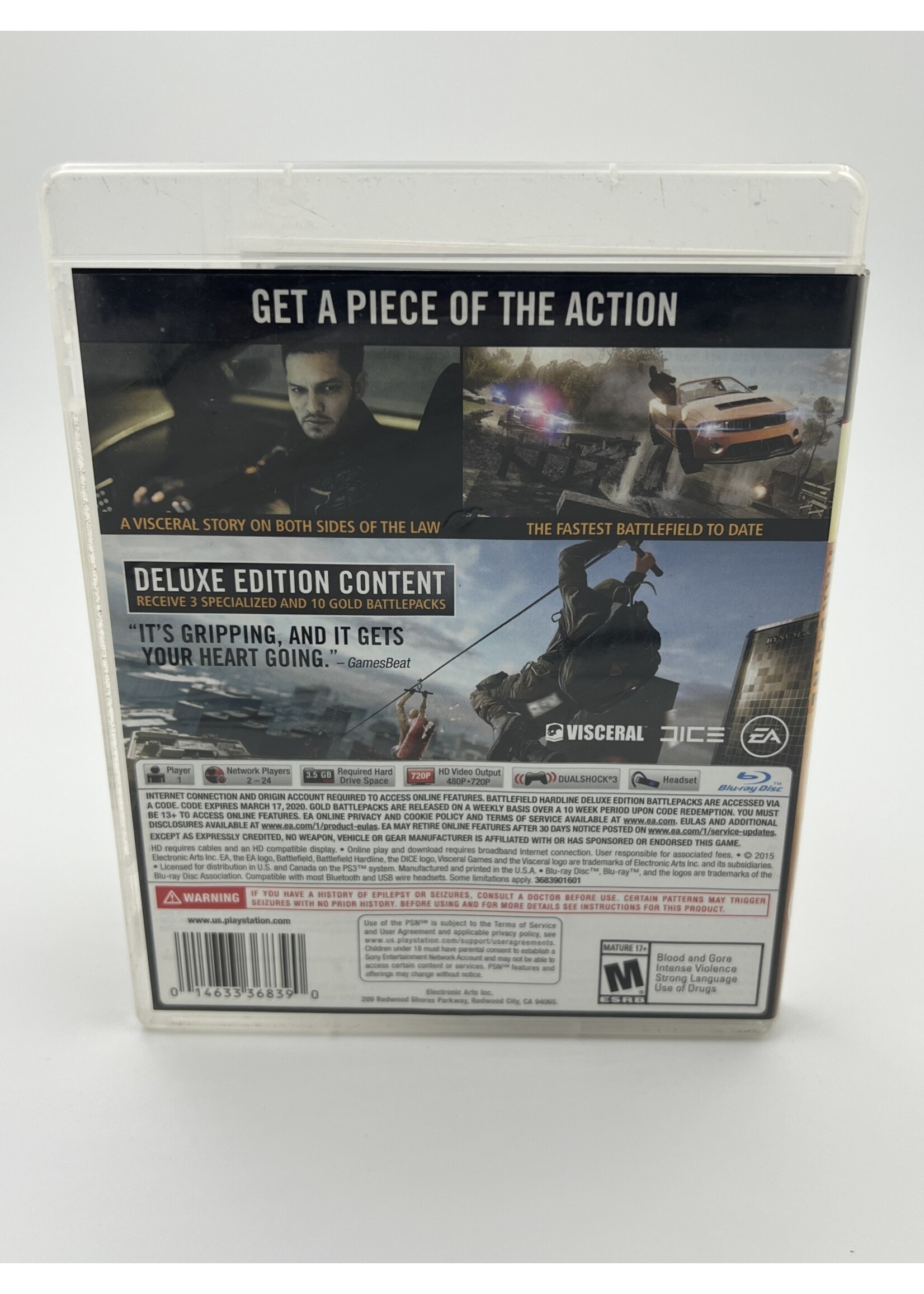 Sony   Battlefield Hardline Deluxe Edition PS3
