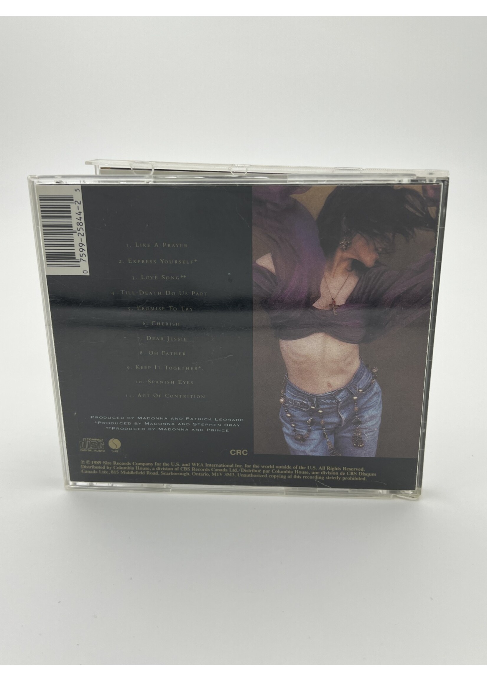 CD   Madonna Like A Prayer CD