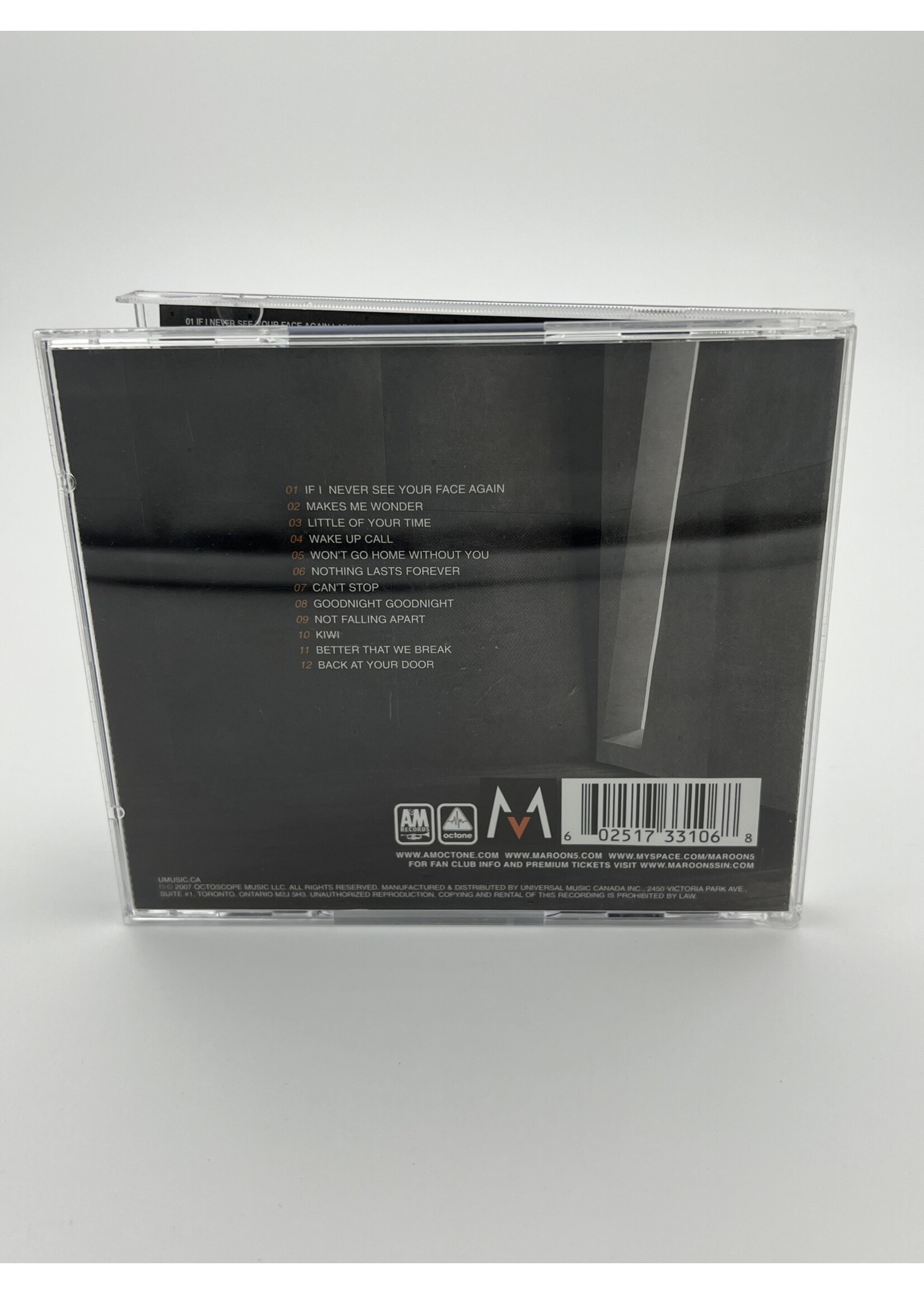 CD Maroon 5 It Wont Be Soon Before Long CD