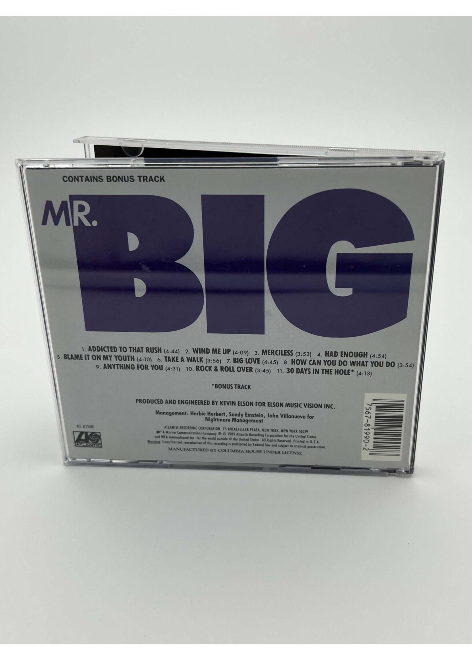CD Mr Big Self Titled CD