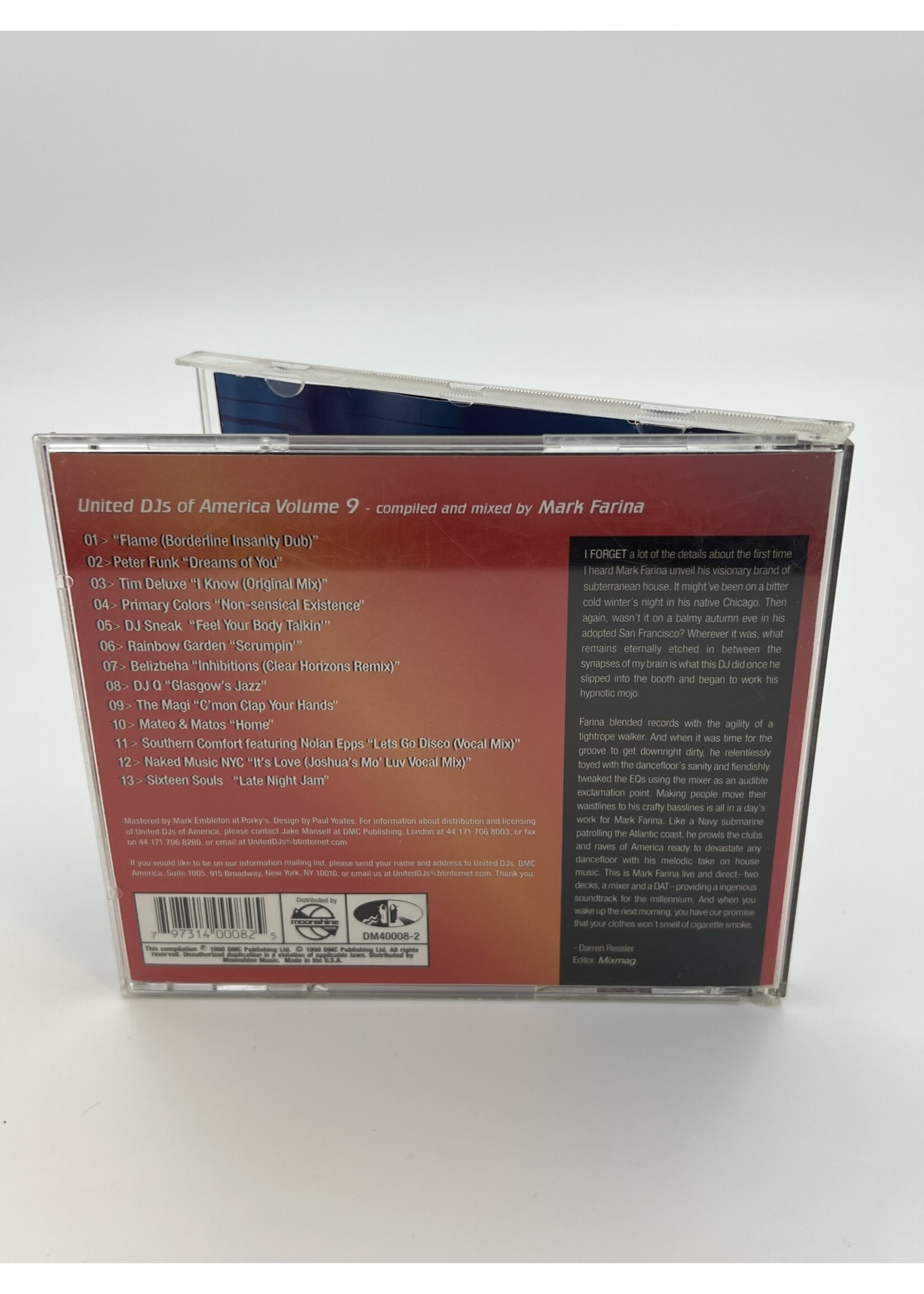 CD United DJs Of America Volume 9 CD