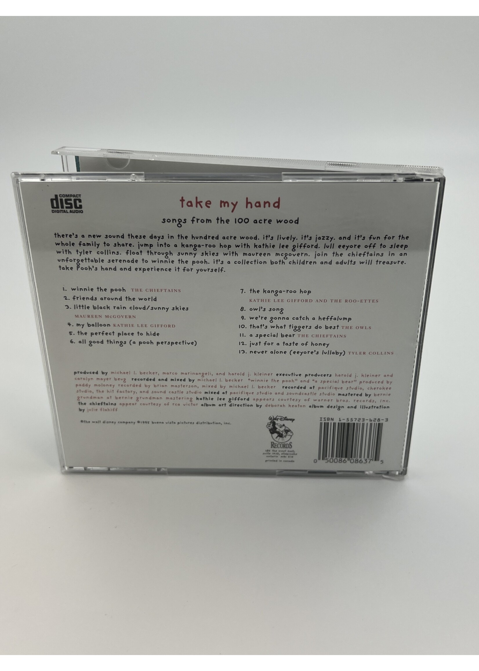 CD Walt Disney Take My Hand Songs From The 100 Acre Wood CD