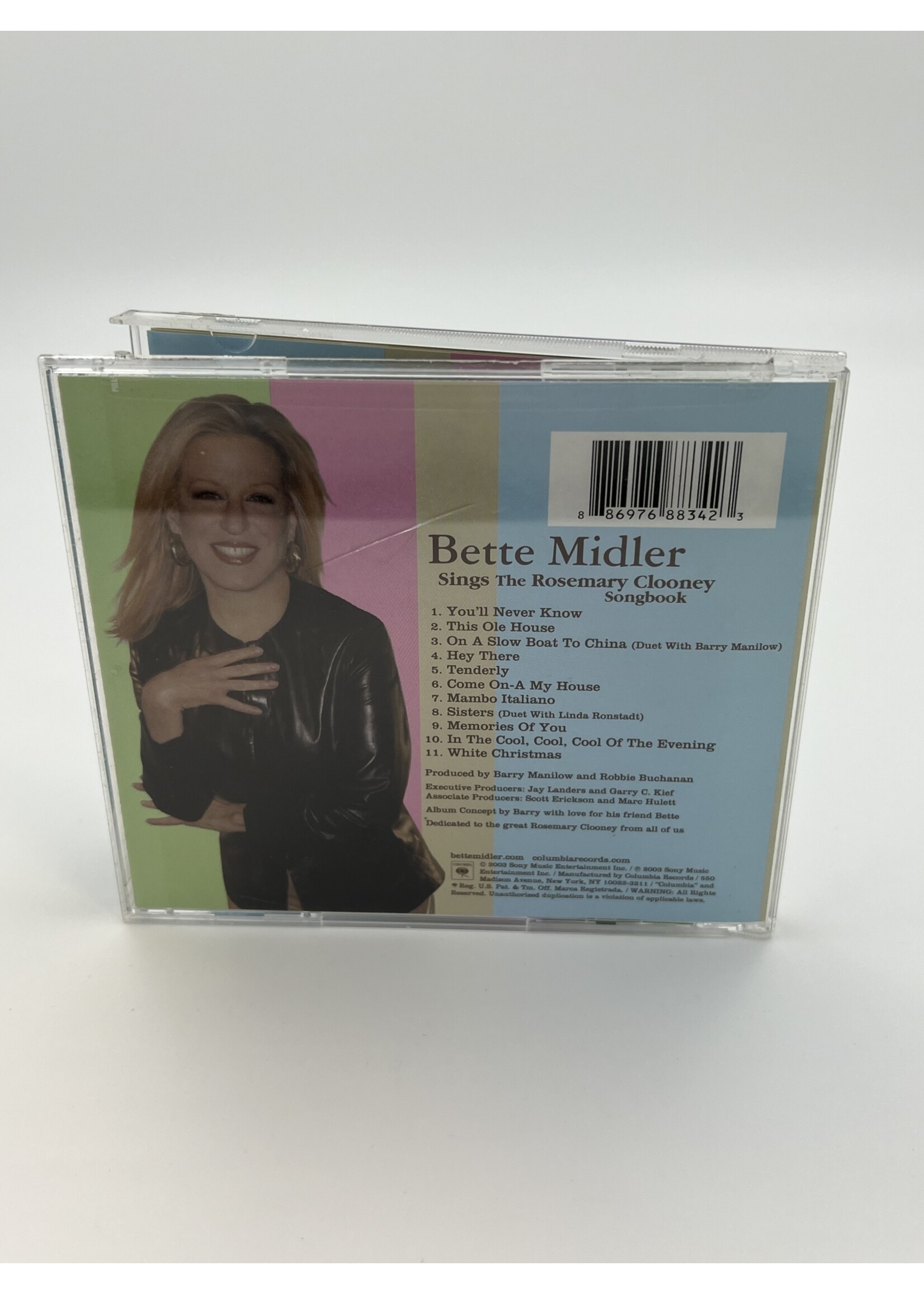 CD Bette Midler Sings The Rosemary Clooney Songbook CD