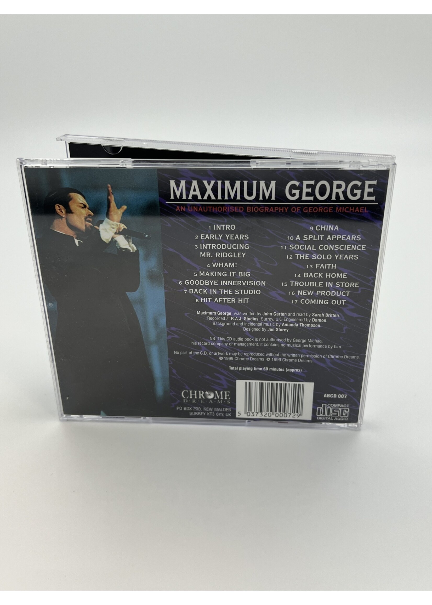CD Maximum George Michael Unauthorised Biography CD